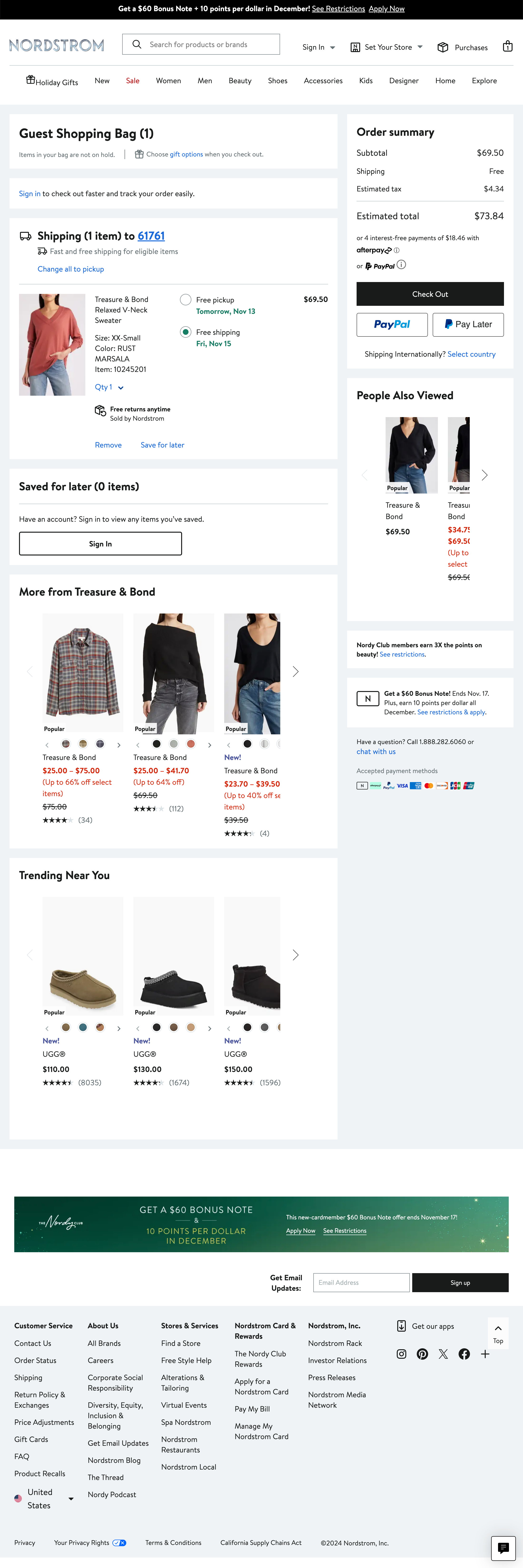 Desktop screenshot of Nordstrom