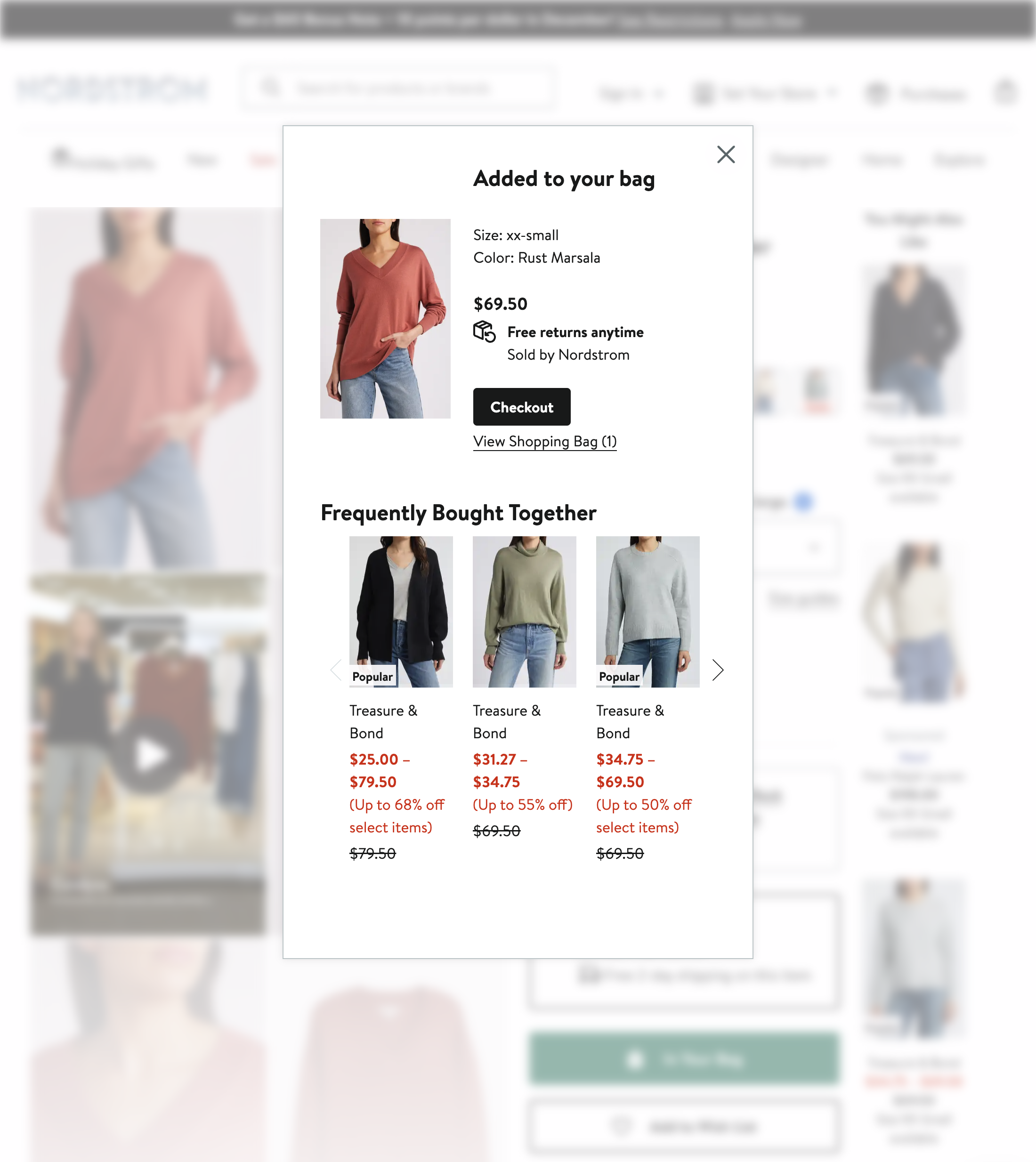 Desktop screenshot of Nordstrom