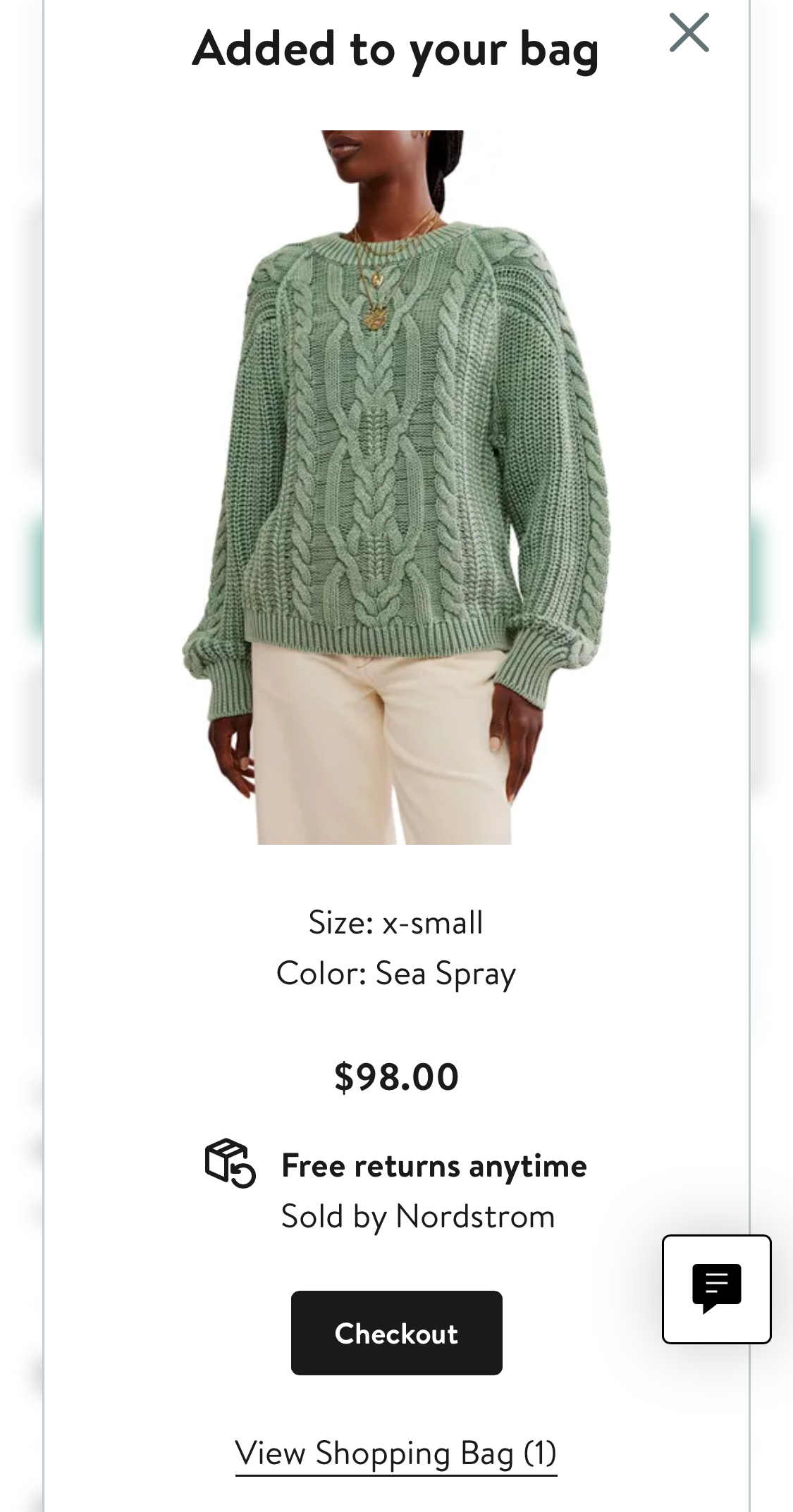 Mobile screenshot of Nordstrom