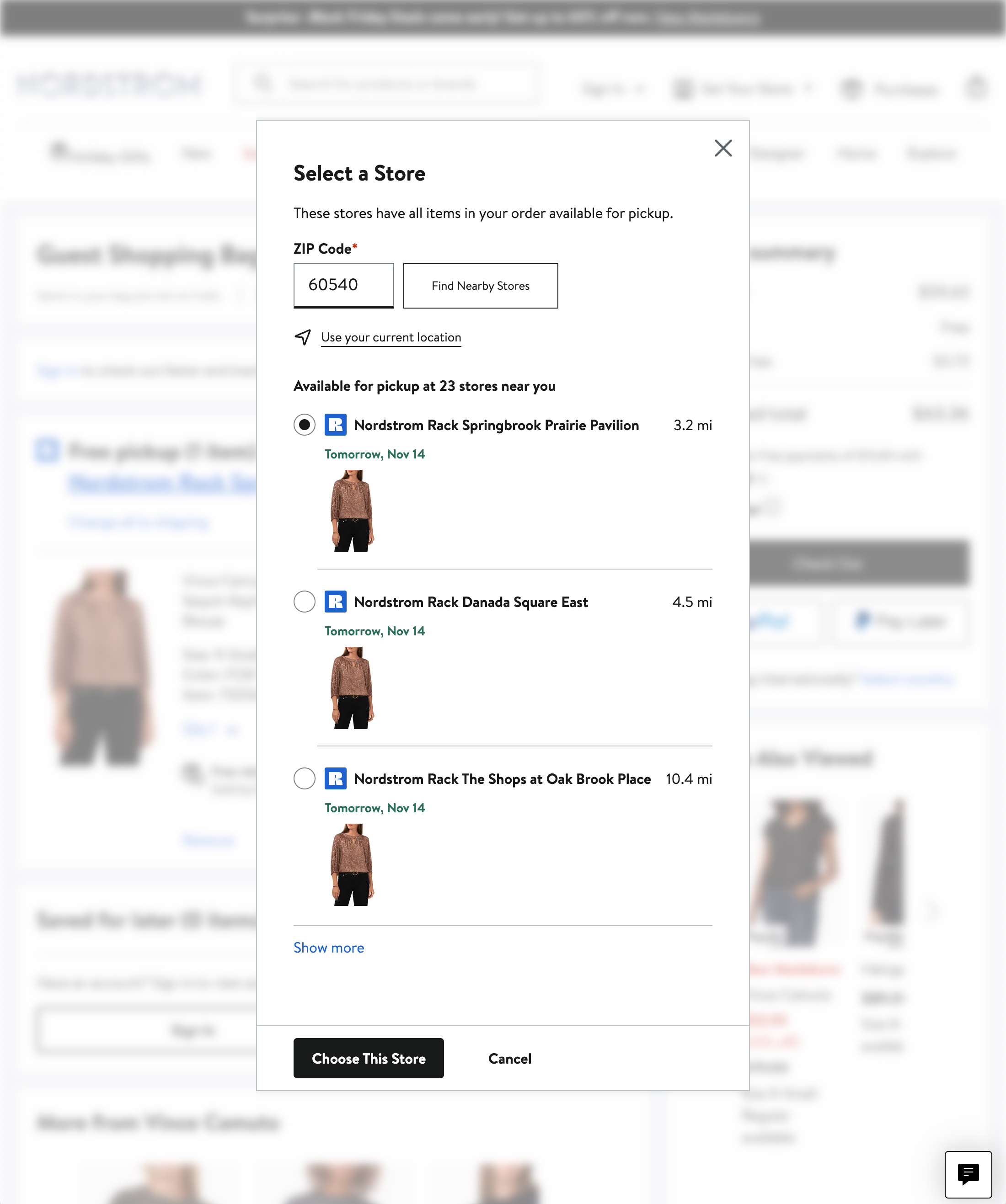 Desktop screenshot of Nordstrom