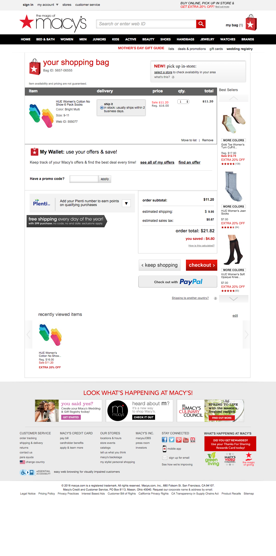 Desktop screenshot of Macy’s