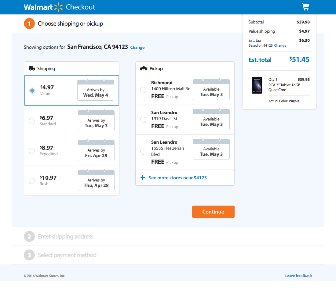 Desktop screenshot of Walmart