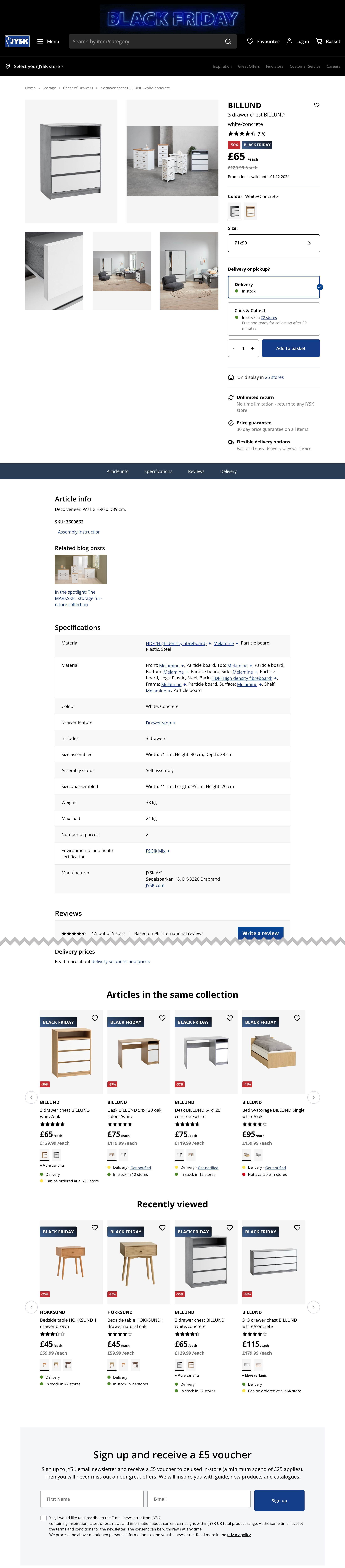 Desktop screenshot of Jysk