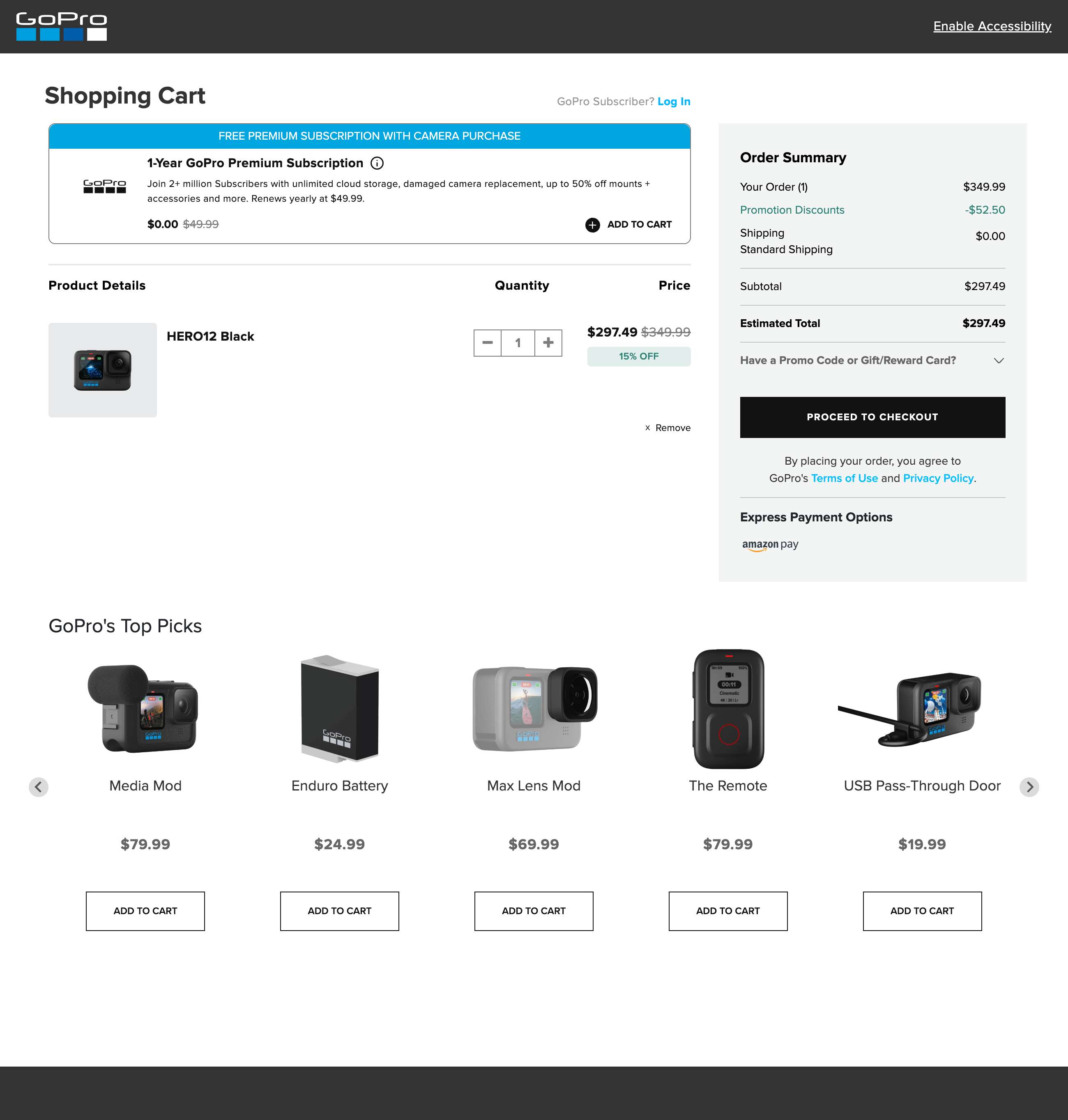 Desktop screenshot of GoPro