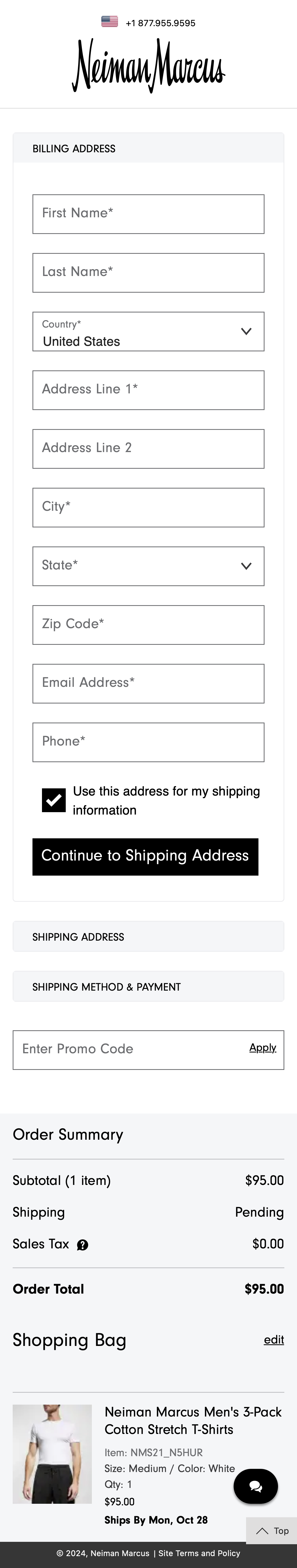 Mobile screenshot of Neiman Marcus