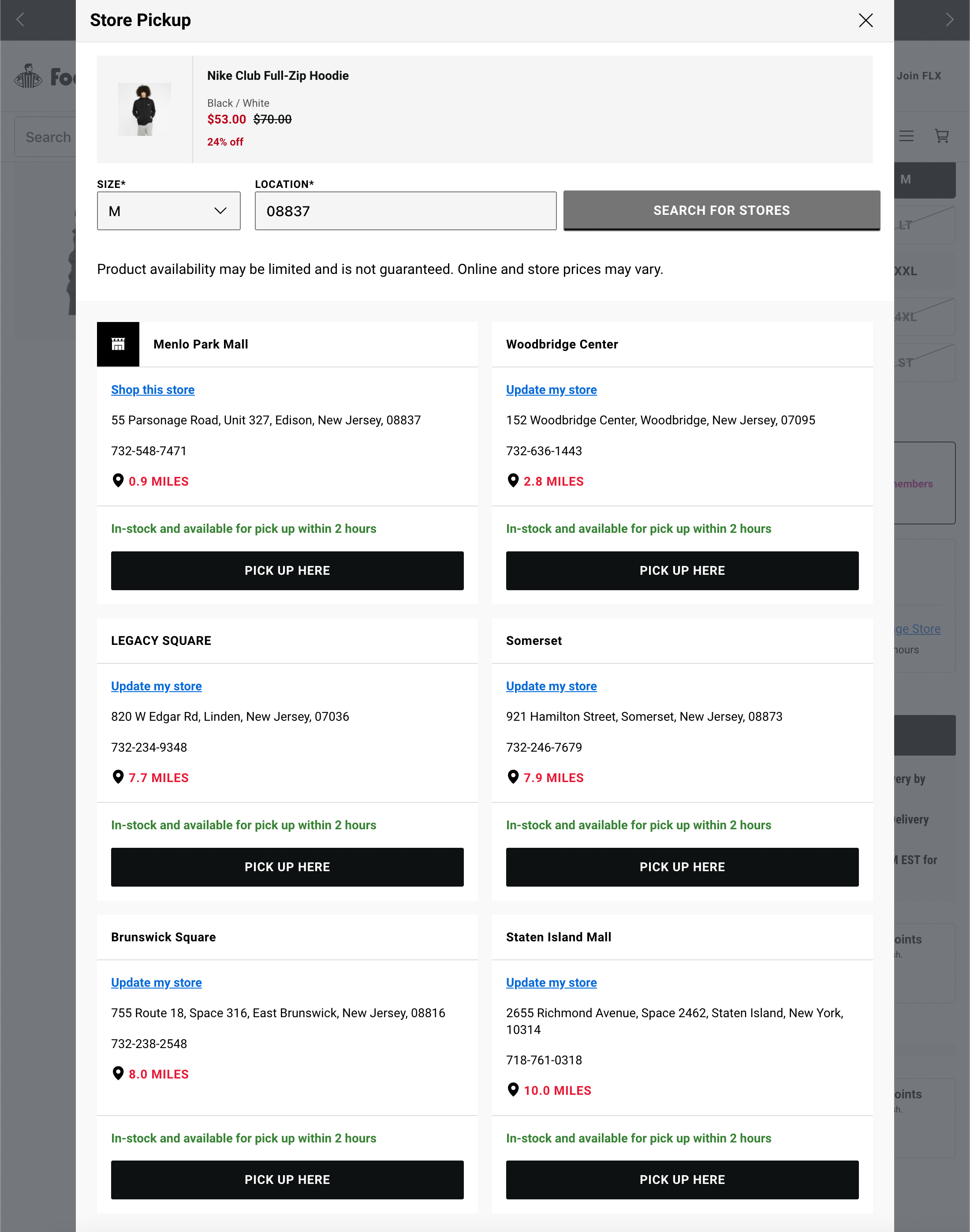 Desktop screenshot of Foot Locker