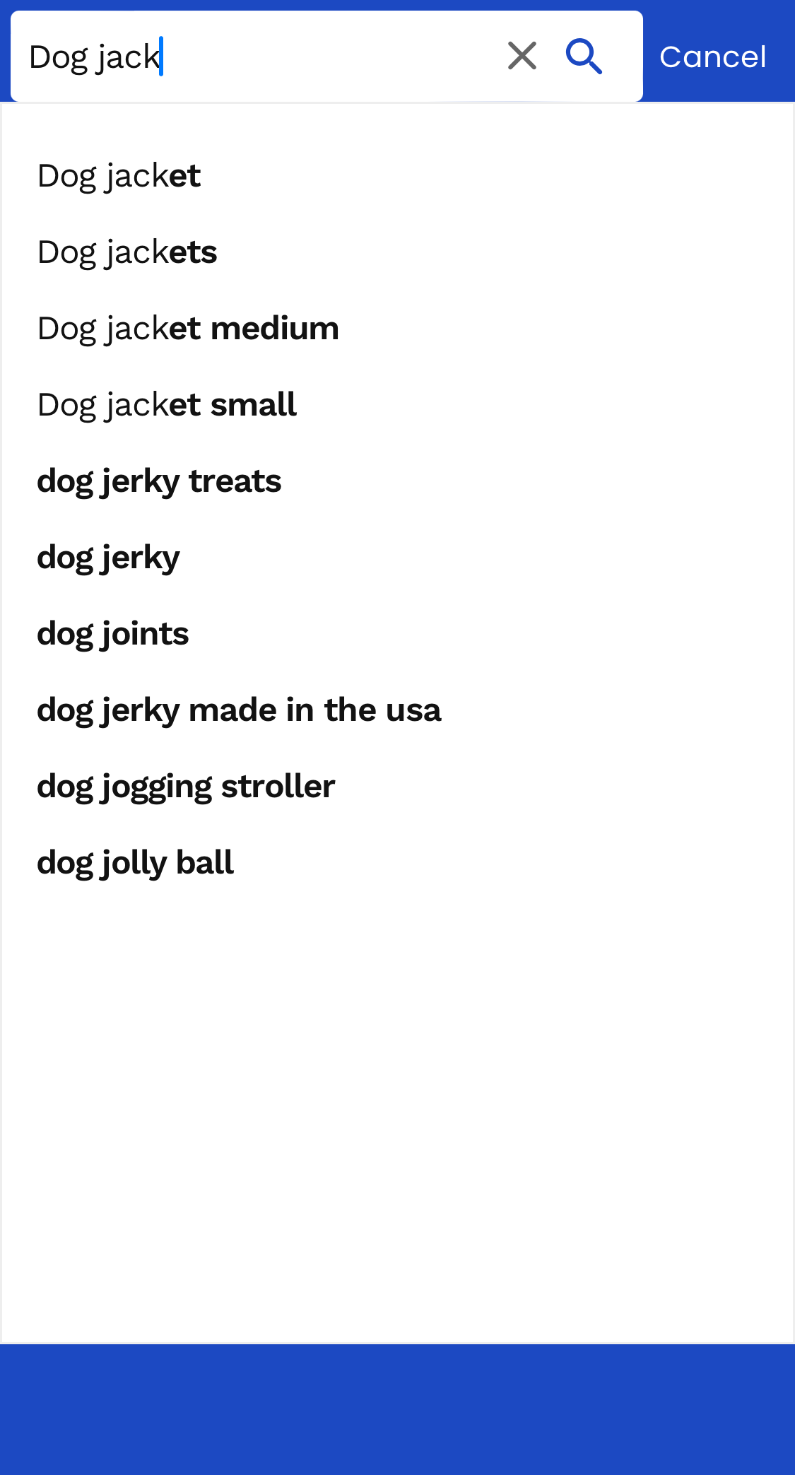 Mobile screenshot of Chewy