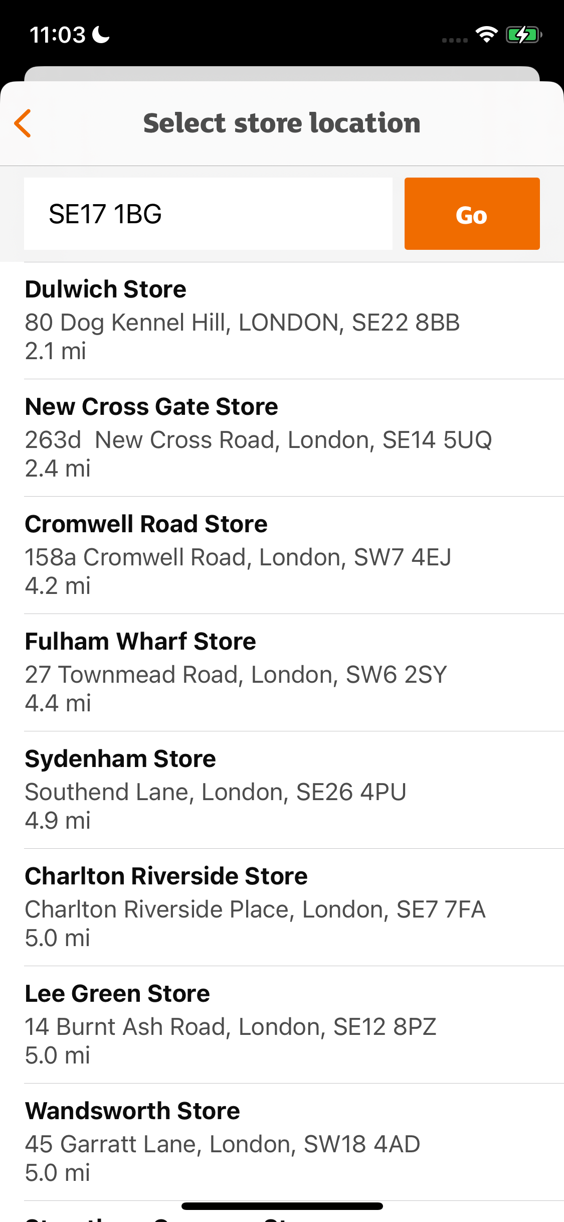 Mobile screenshot of Sainsbury’s