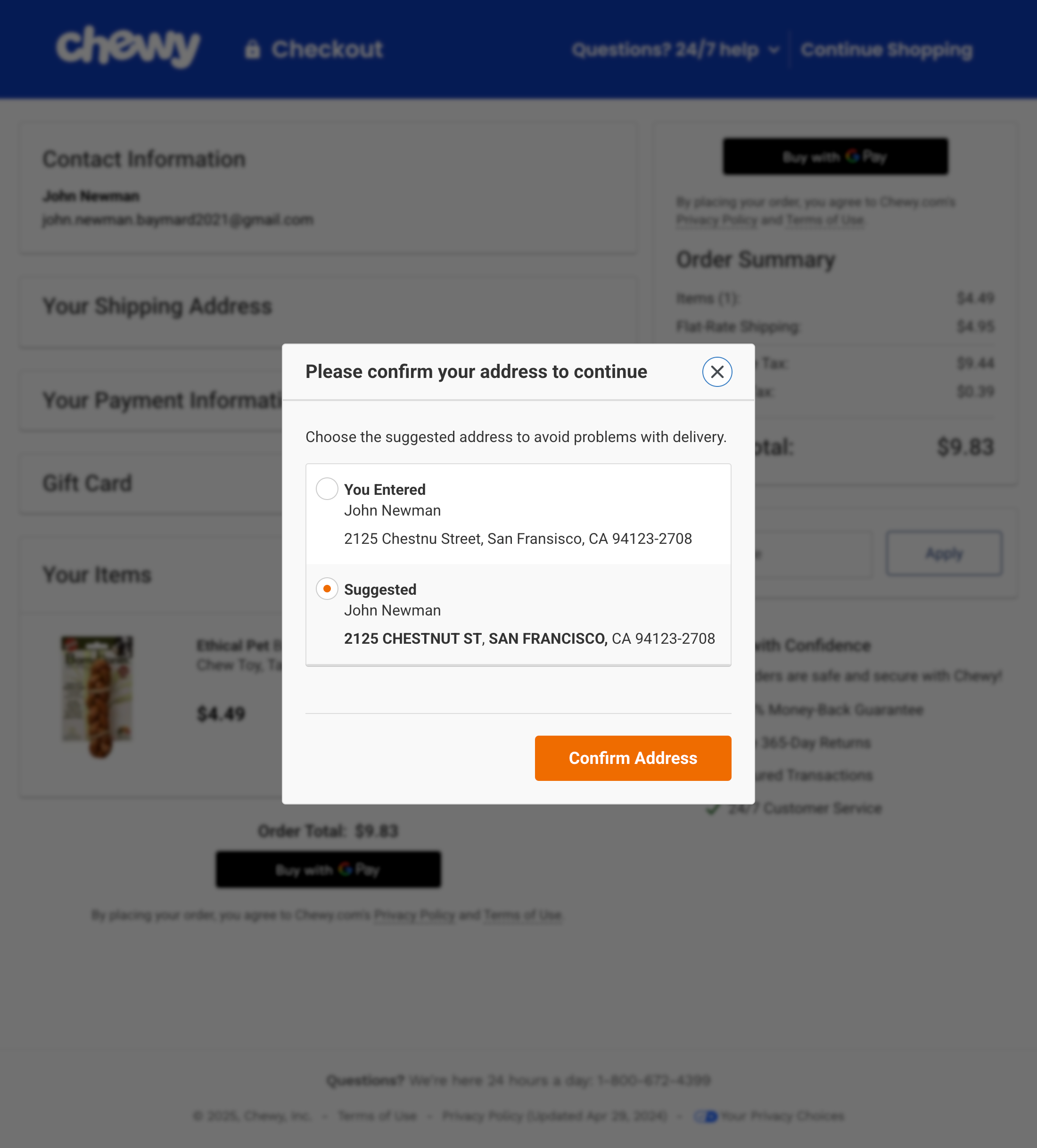 Desktop screenshot of Chewy