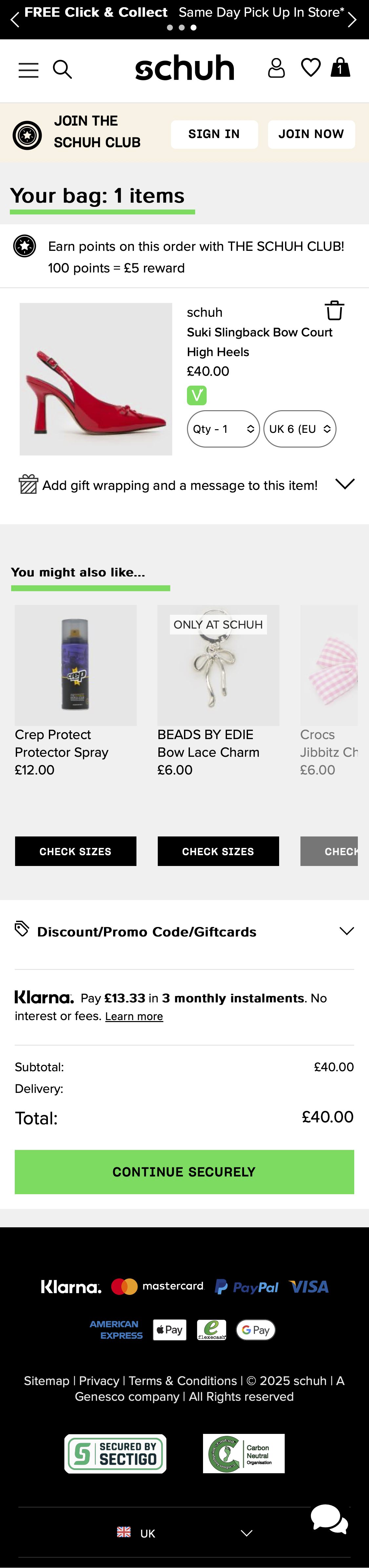 Mobile screenshot of schuh