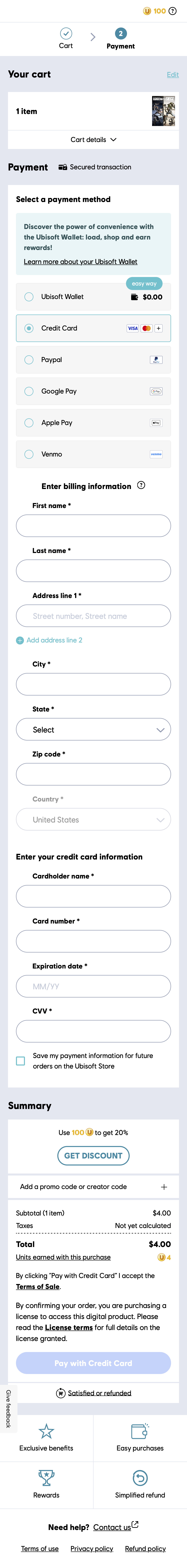 Mobile screenshot of Ubisoft