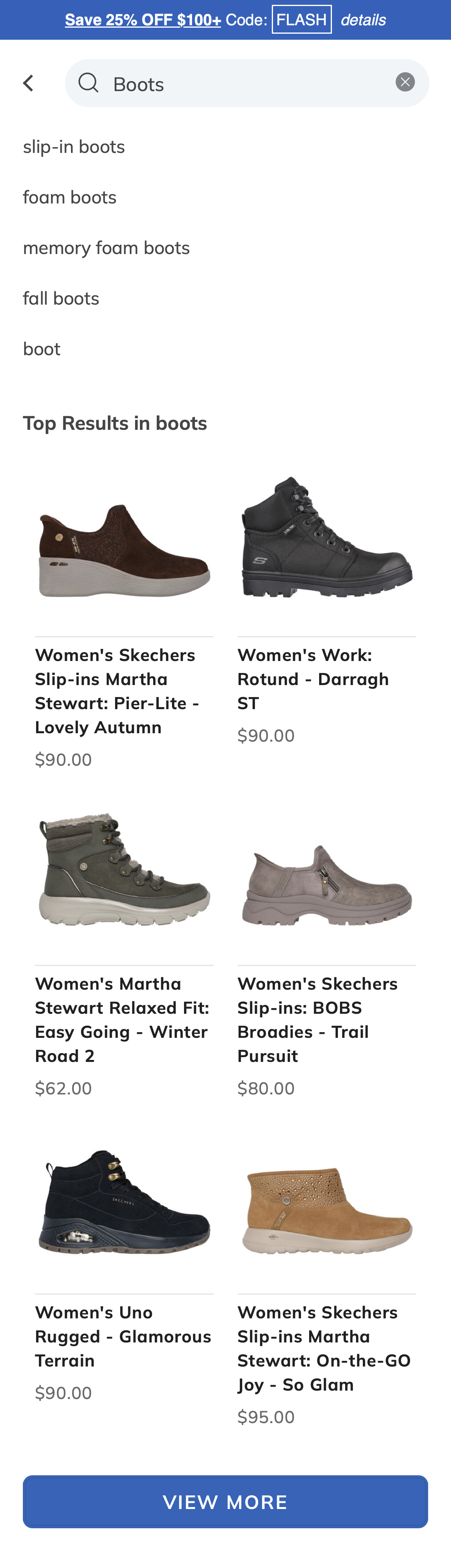 Mobile screenshot of Skechers