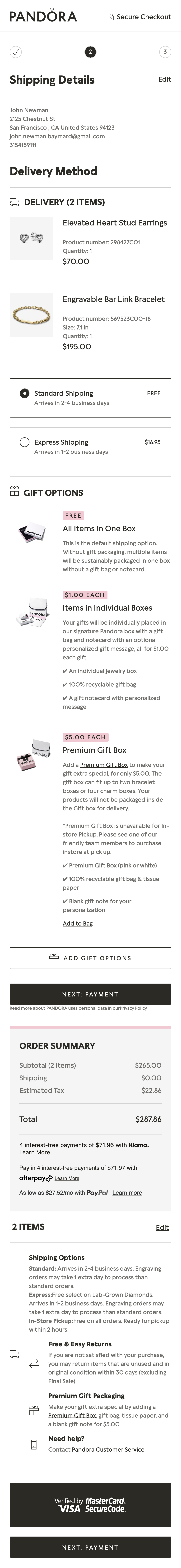 Mobile screenshot of Pandora