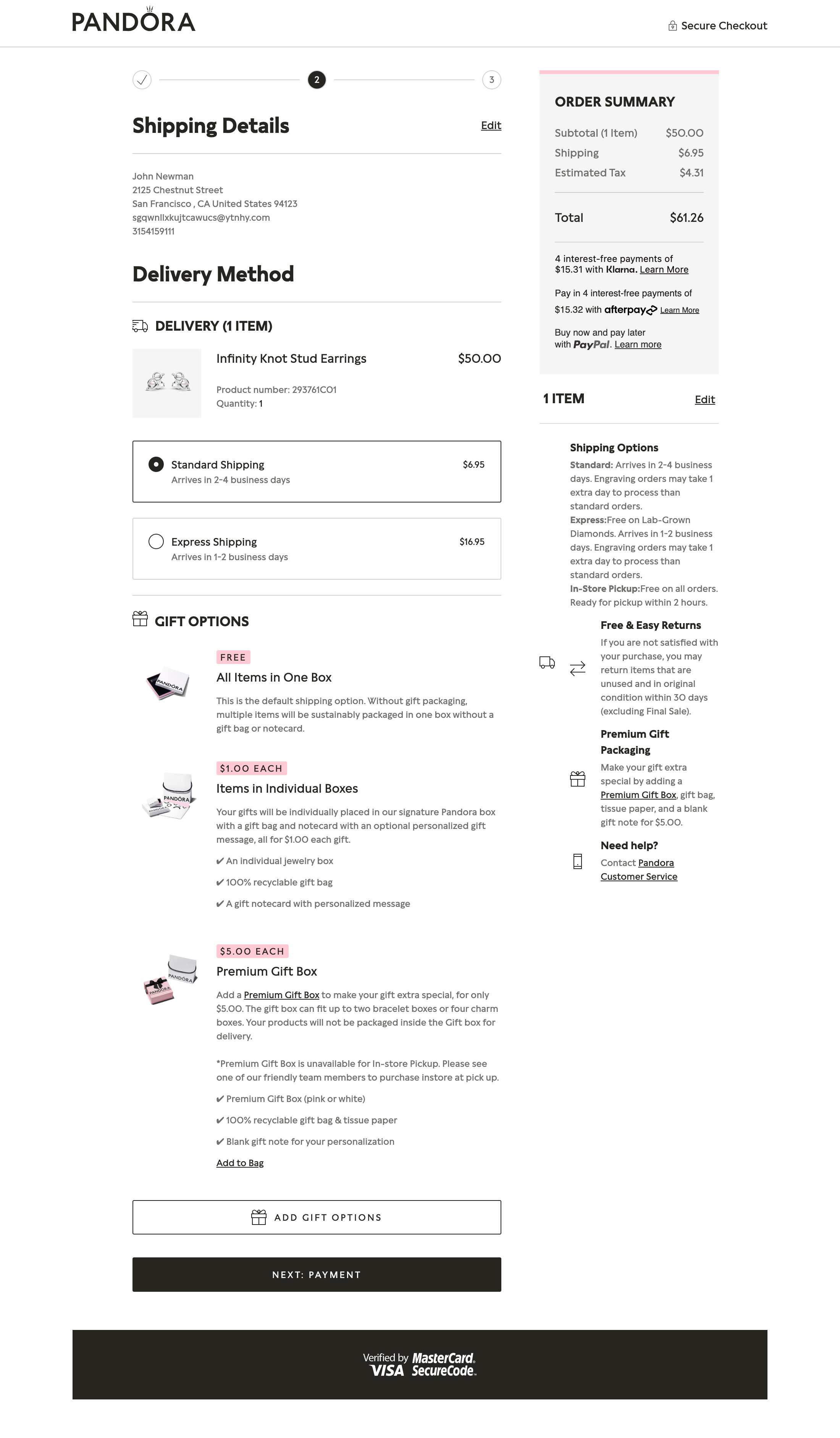 Desktop screenshot of Pandora