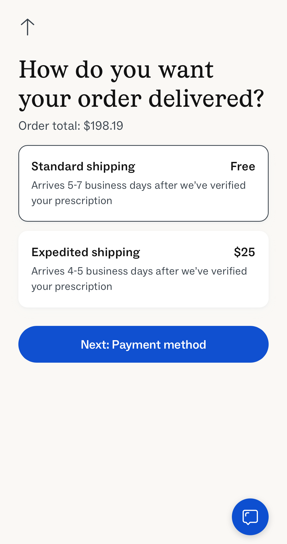 Mobile screenshot of Warby Parker