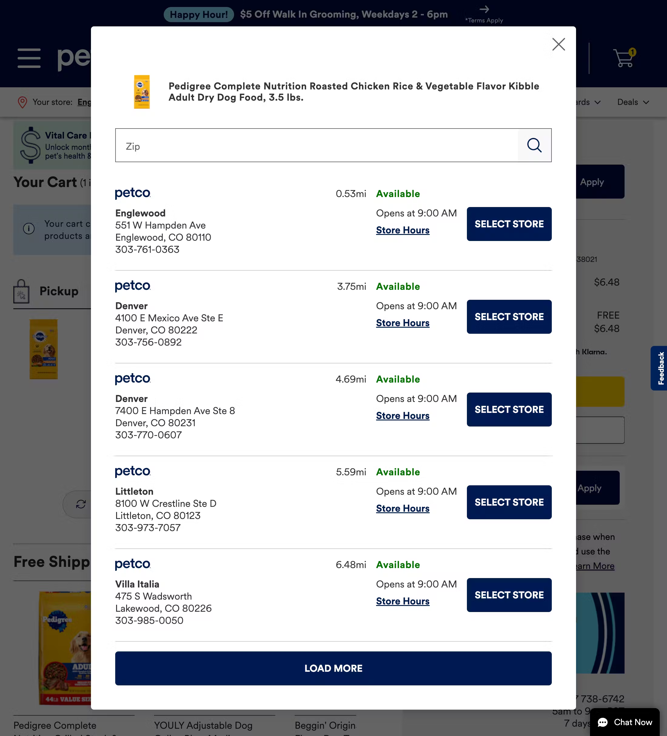 Desktop screenshot of Petco