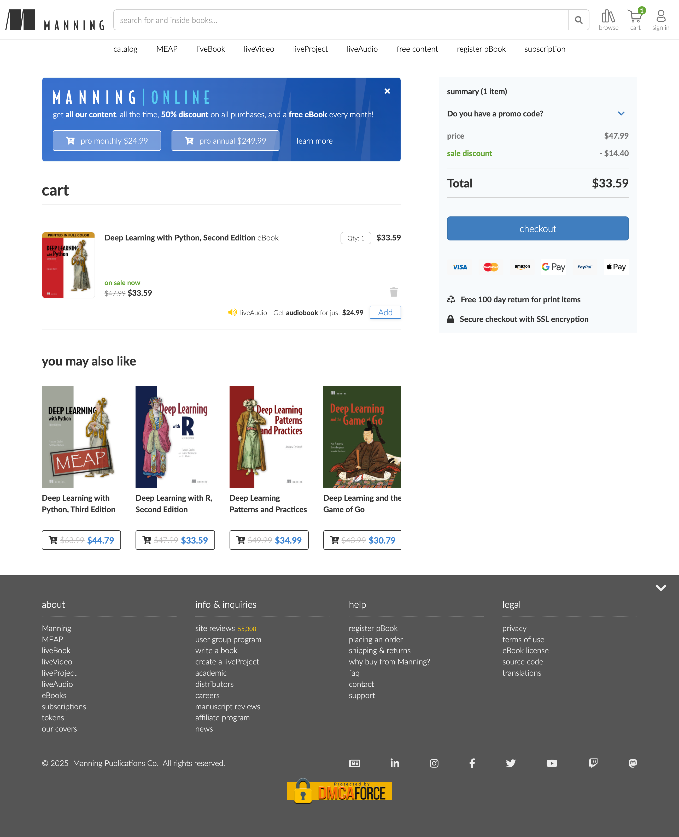 Desktop screenshot of Manning