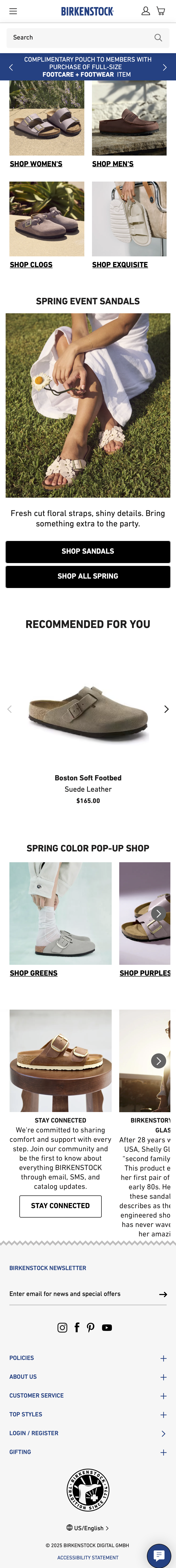 Mobile screenshot of Birkenstock