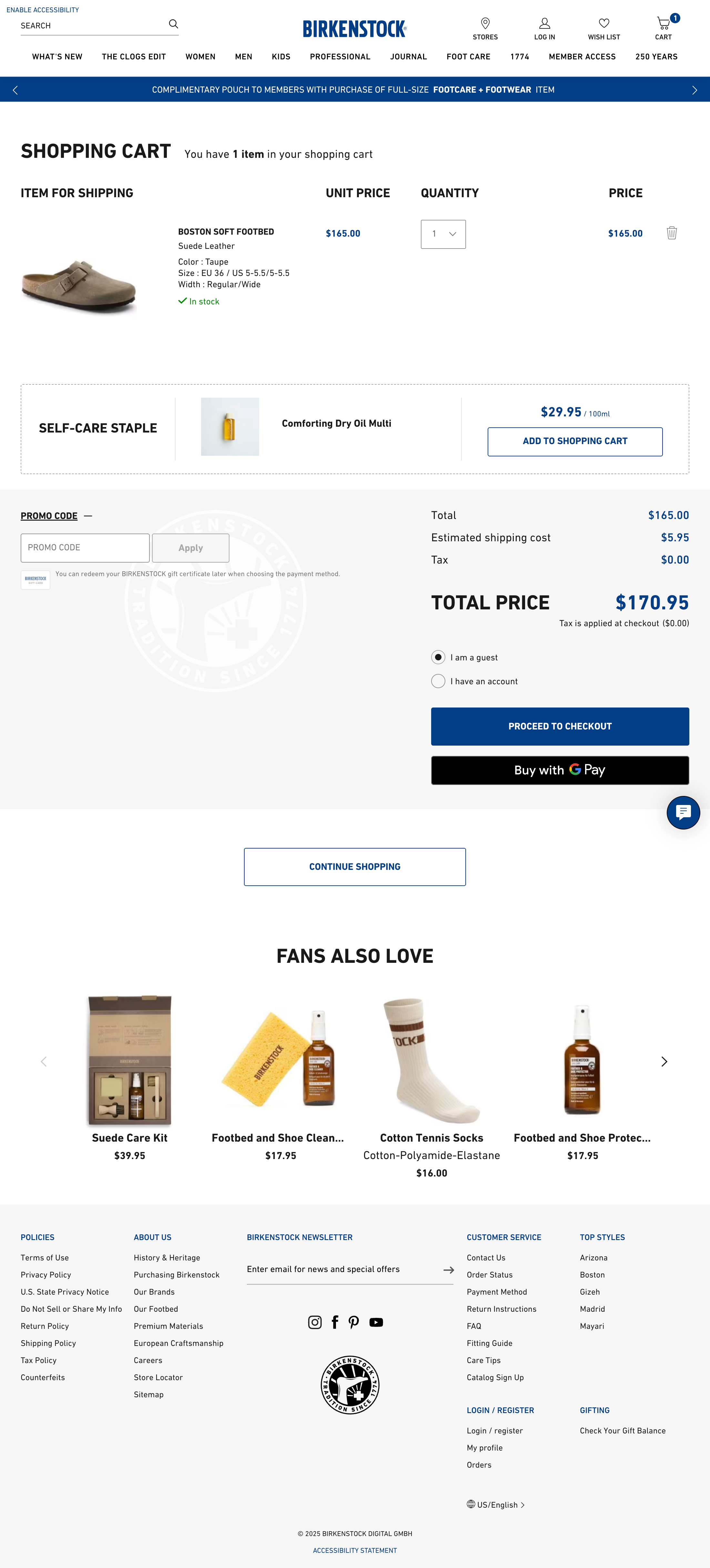 Desktop screenshot of Birkenstock