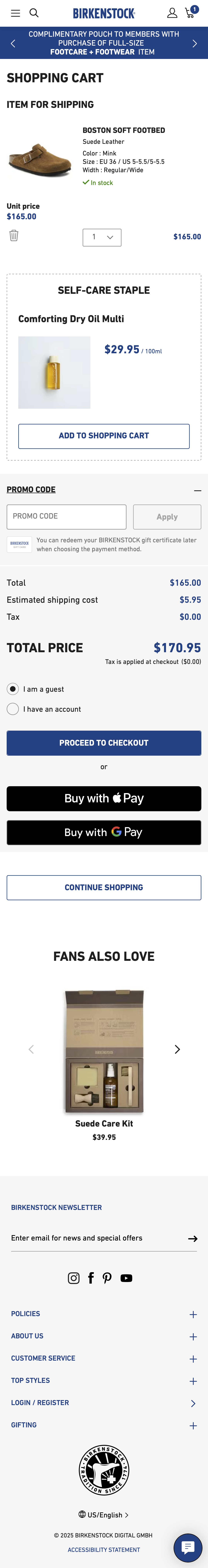 Mobile screenshot of Birkenstock