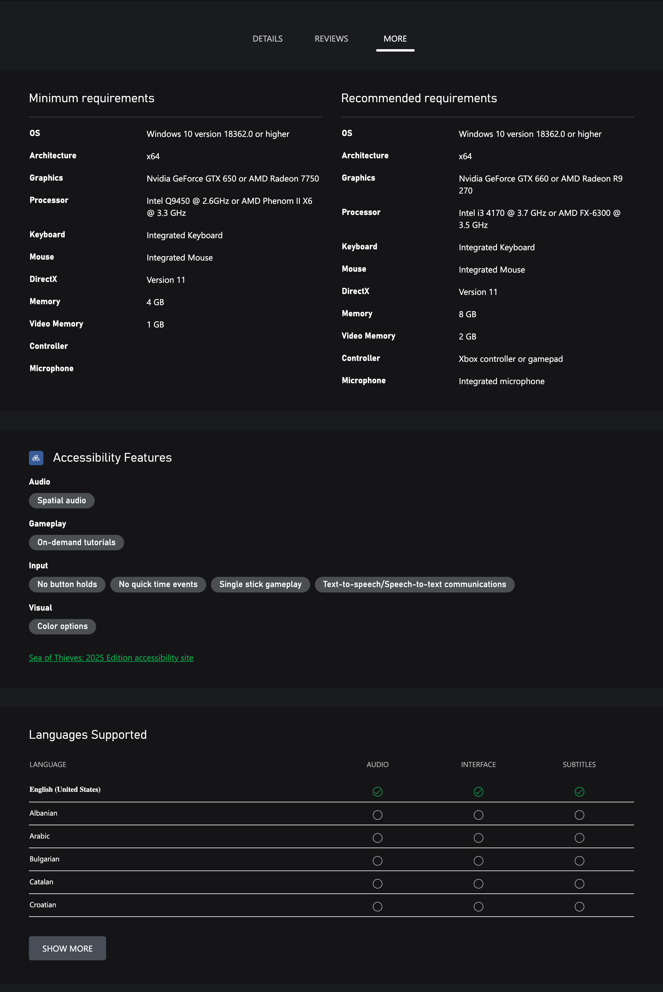 Desktop screenshot of Xbox