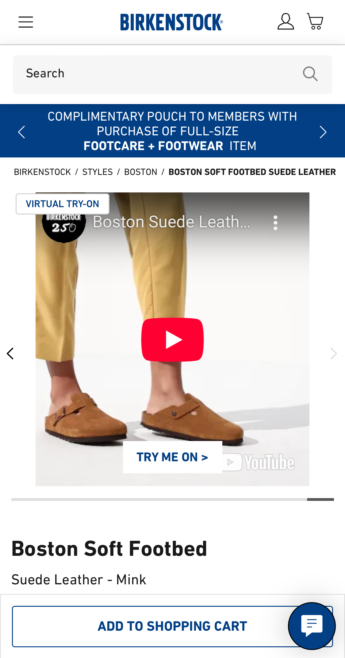 Mobile screenshot of Birkenstock