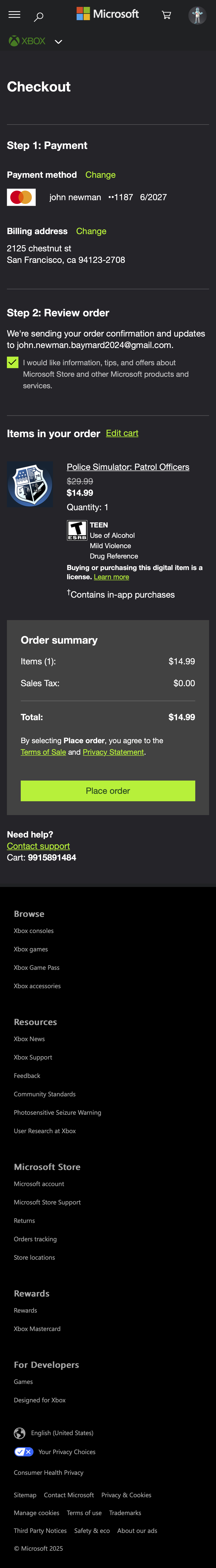 Mobile screenshot of Xbox