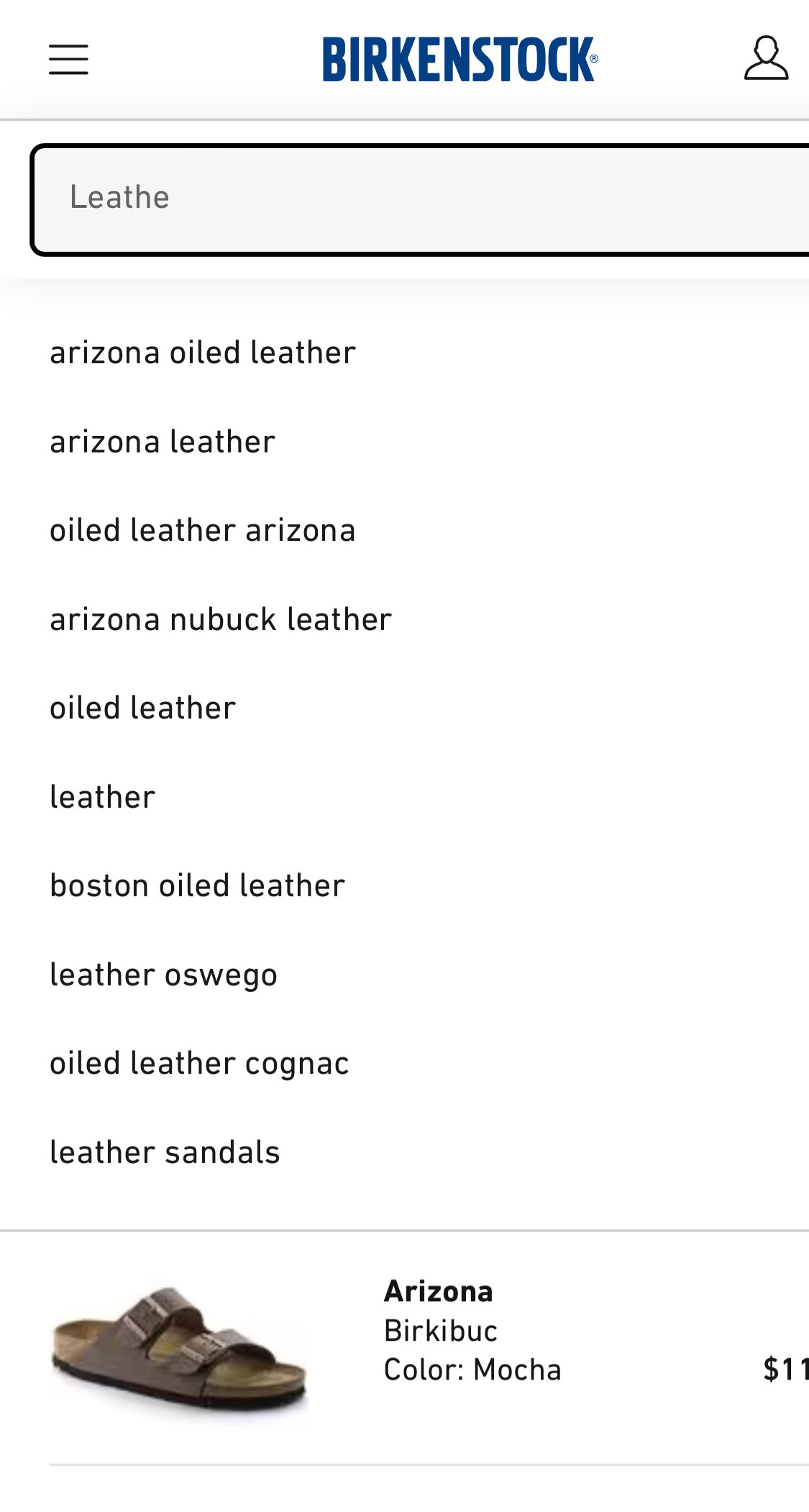 Mobile screenshot of Birkenstock