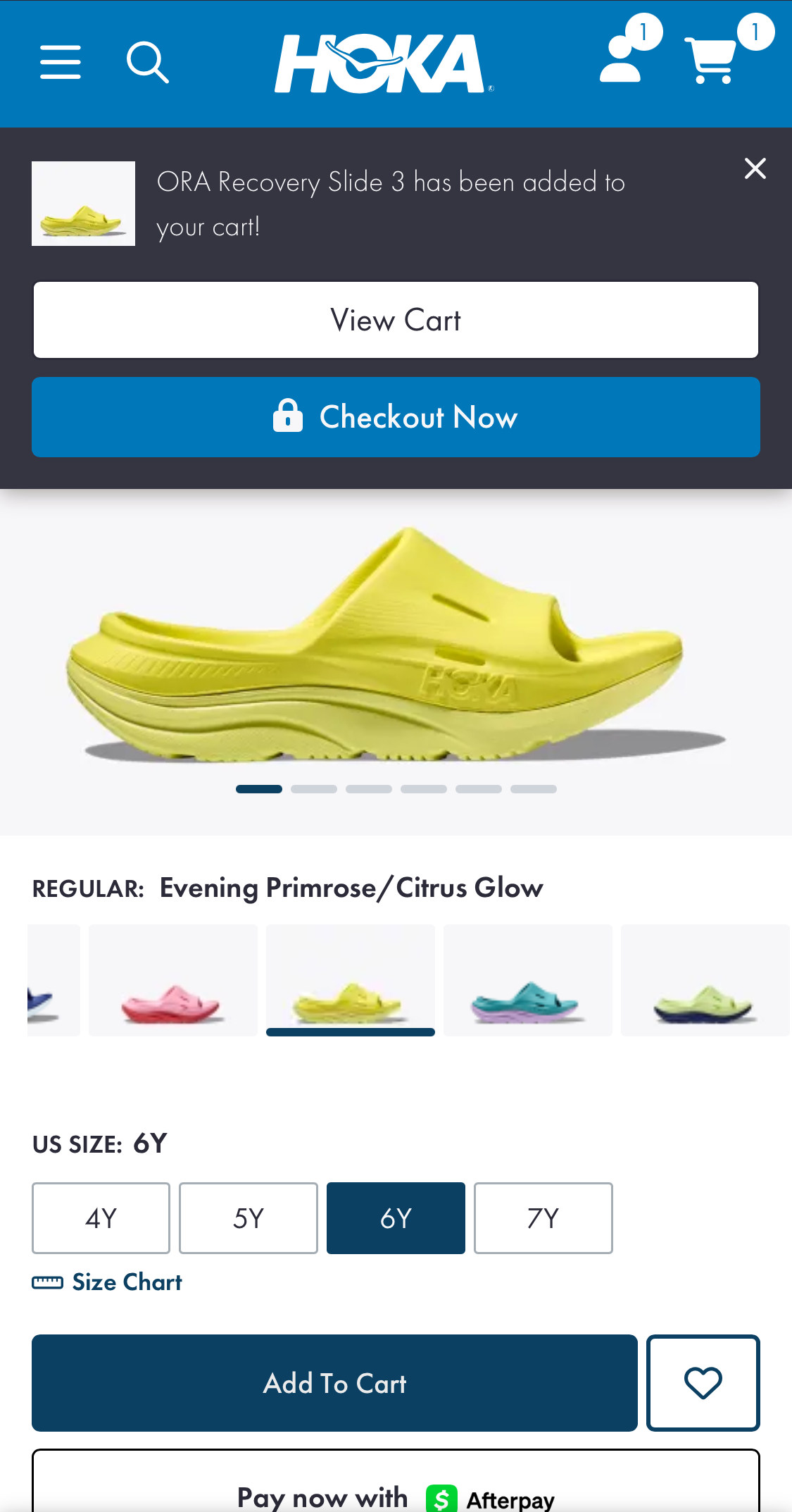 Mobile screenshot of Hoka