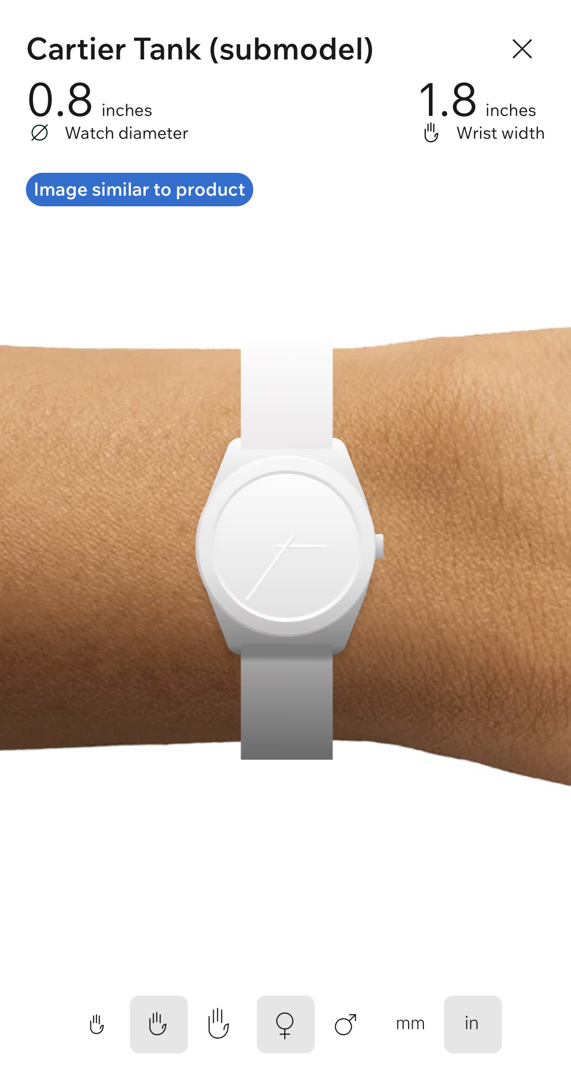 Mobile screenshot of Chrono24