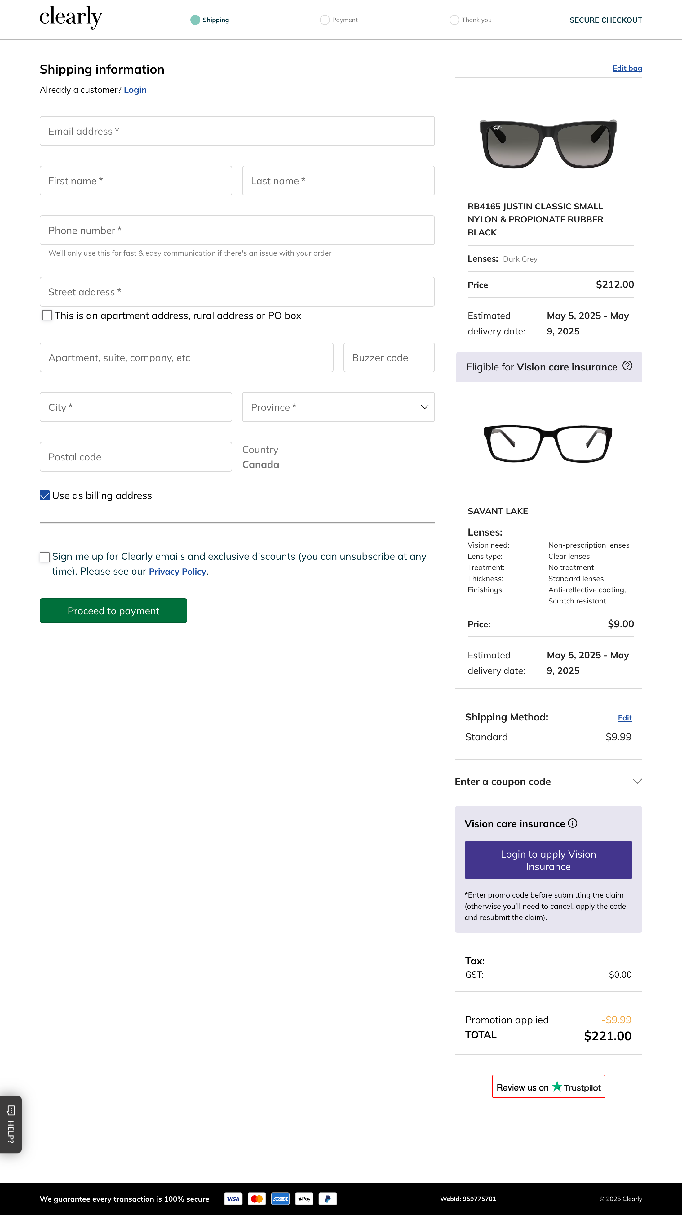 Desktop screenshot of Clearly