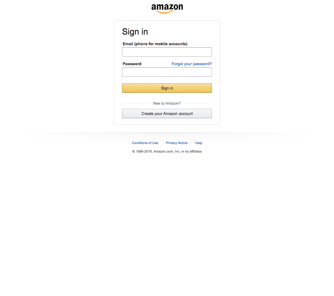 Desktop screenshot of Amazon