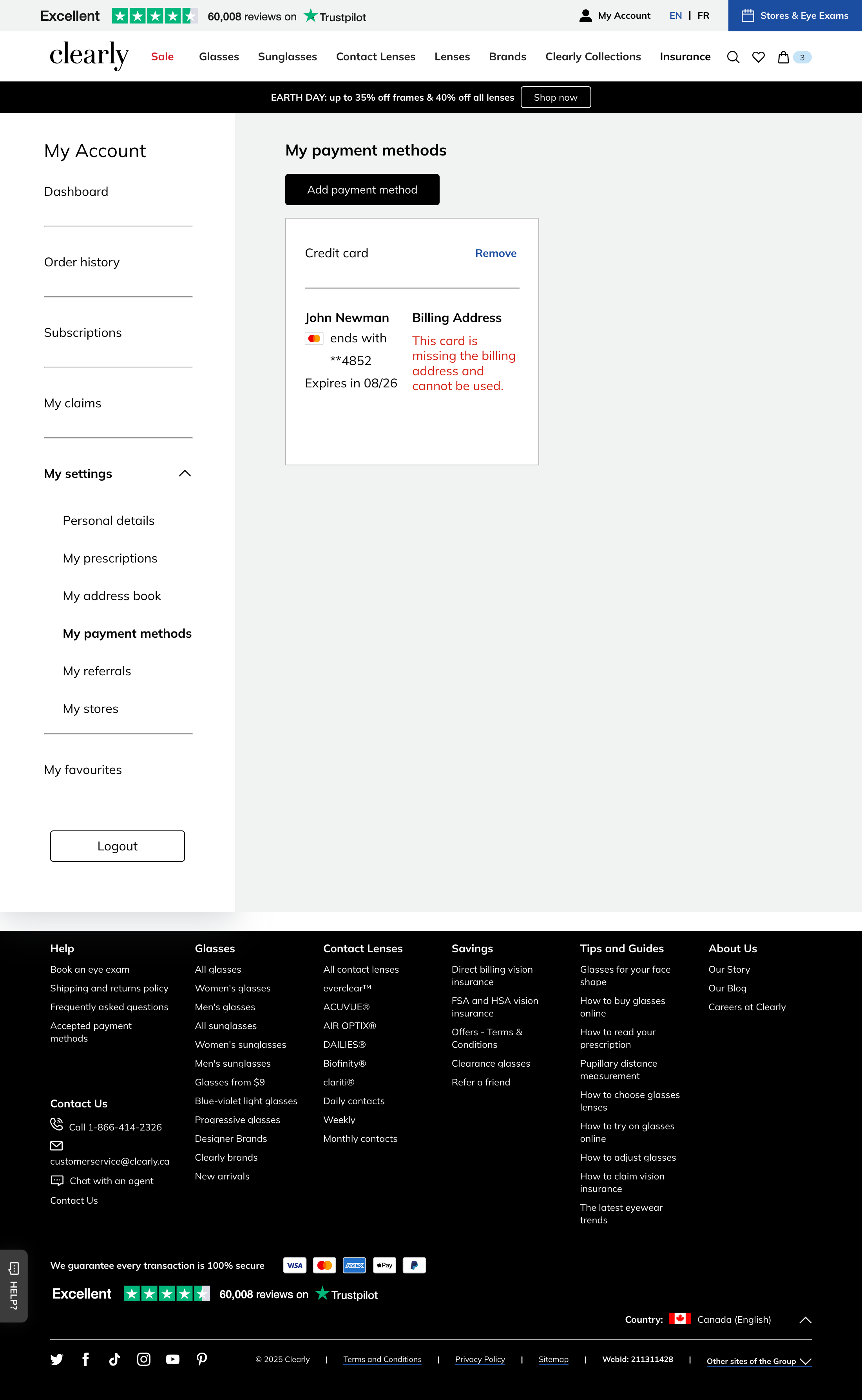 Desktop screenshot of Clearly