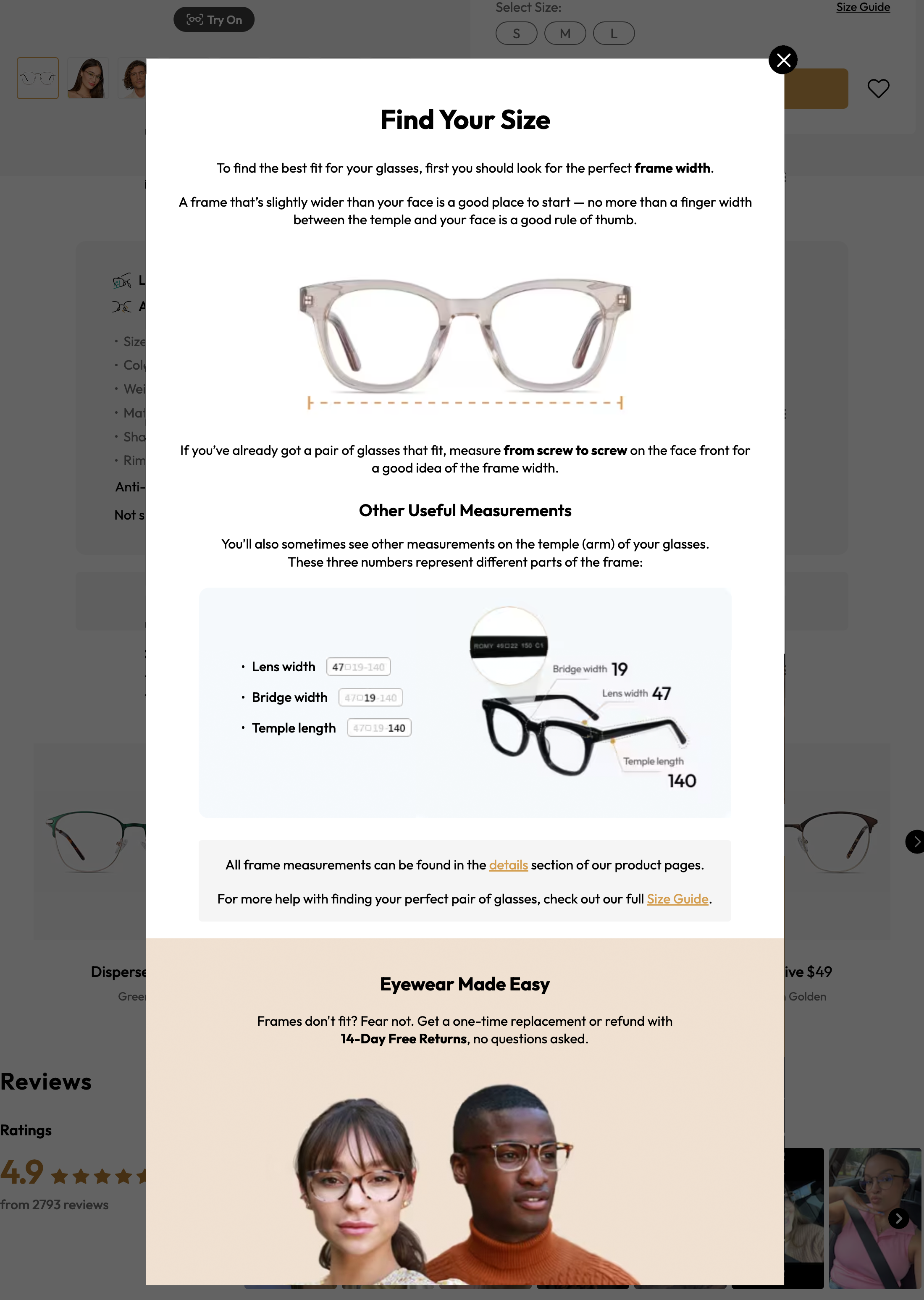 Desktop screenshot of EyeBuyDirect