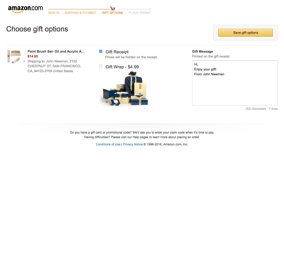 Desktop screenshot of Amazon