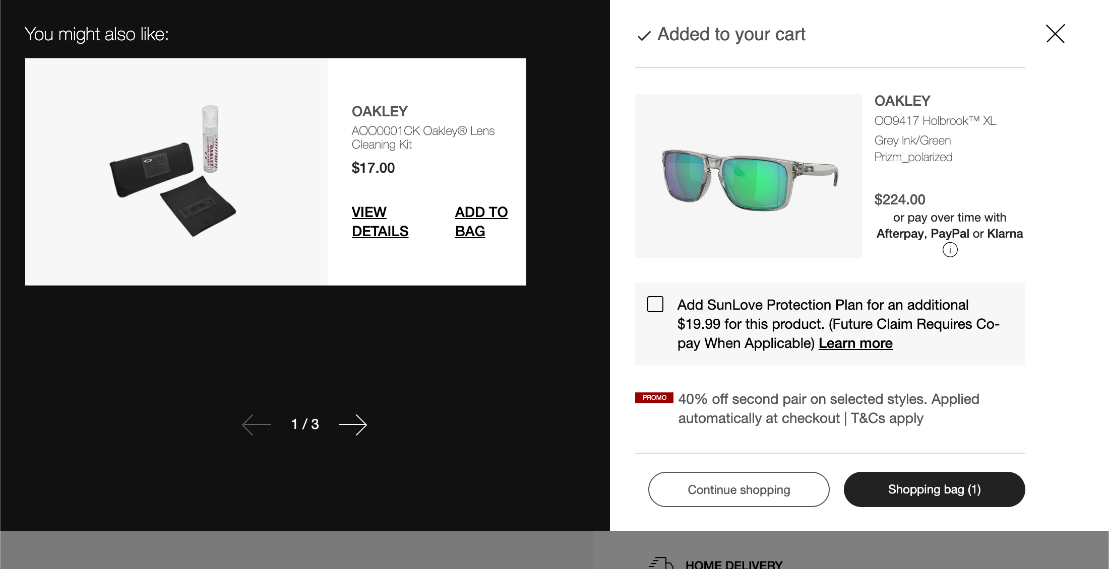 Desktop screenshot of Sunglass Hut