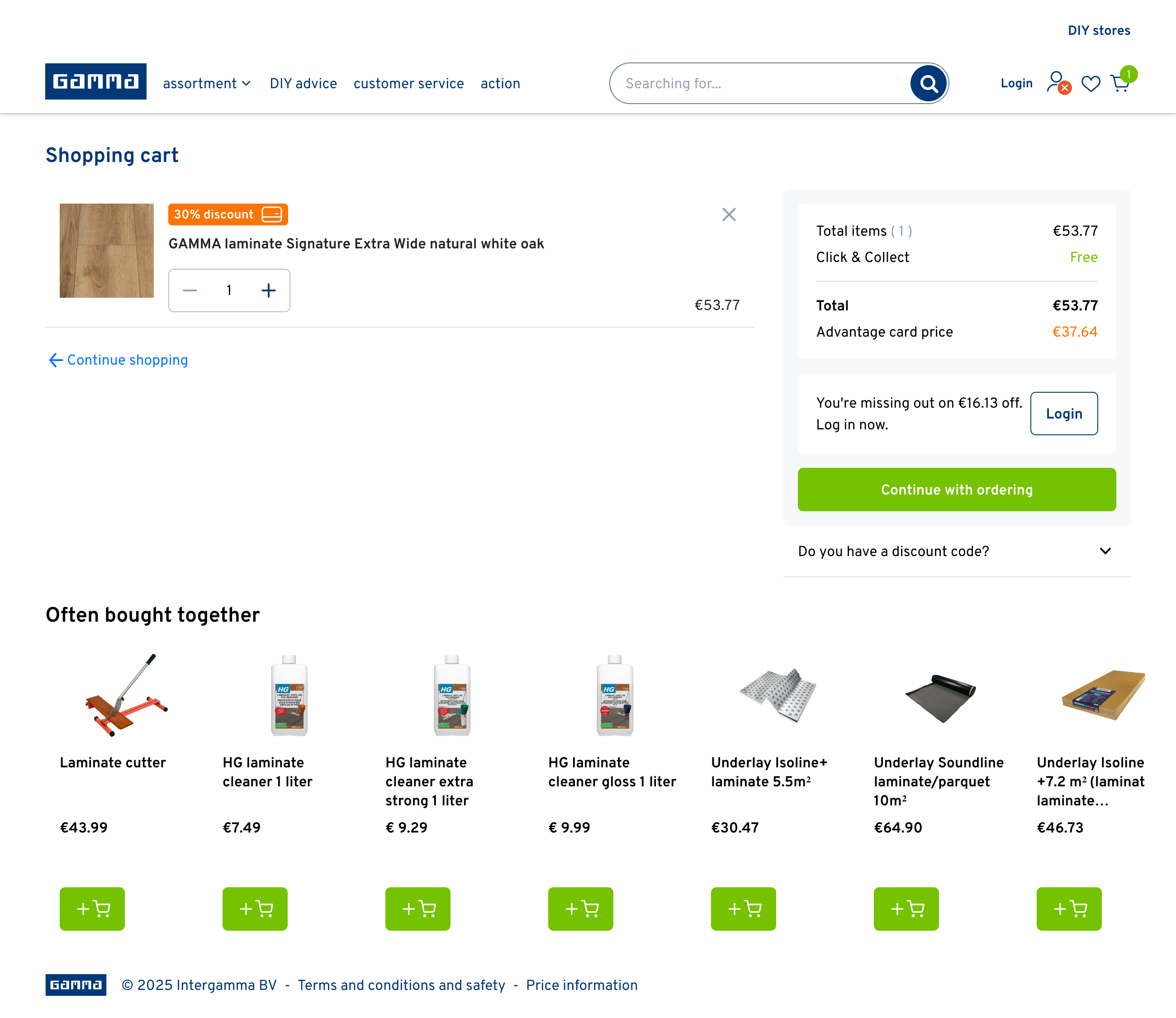 Desktop screenshot of Gamma