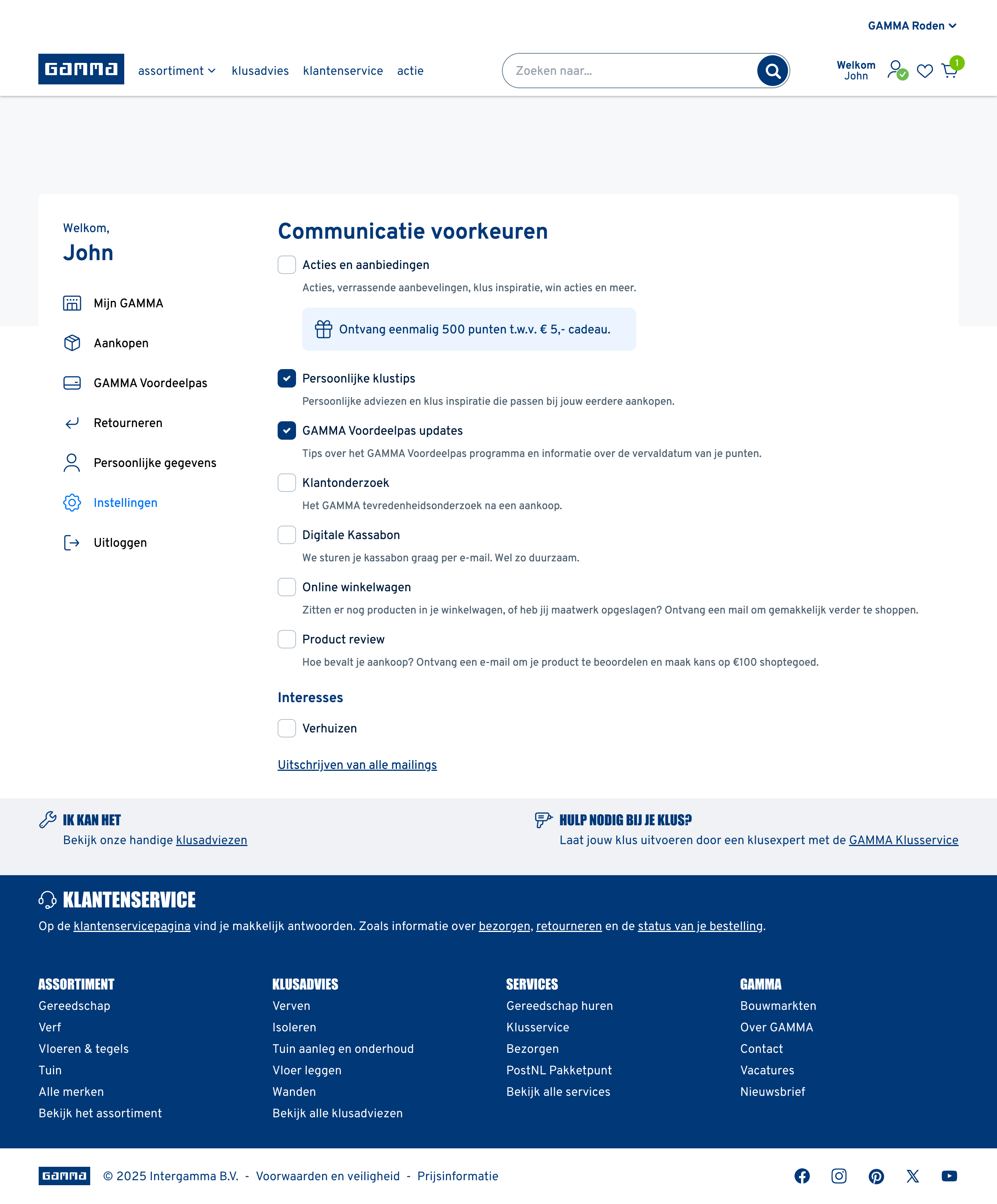 Desktop screenshot of Gamma