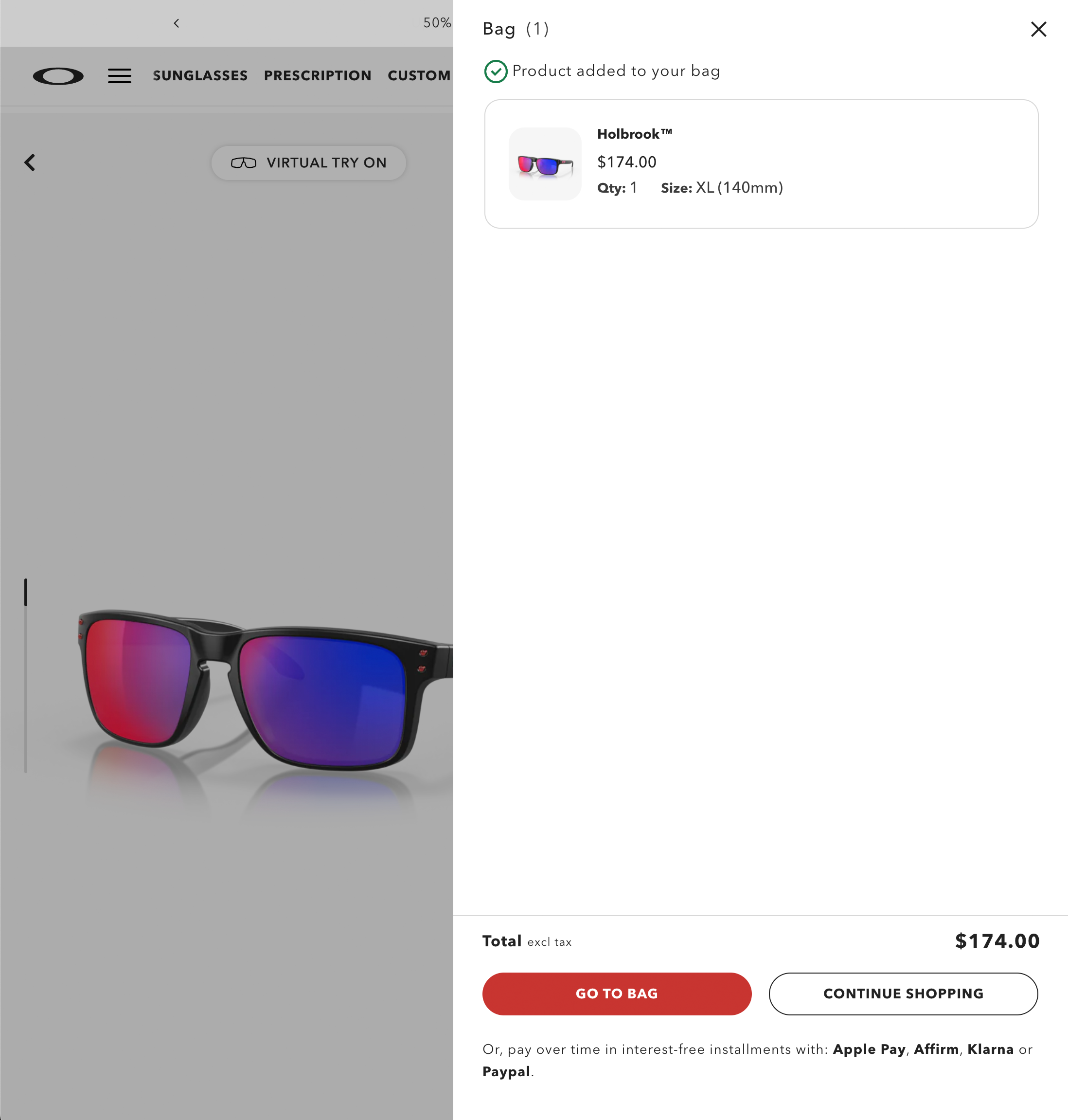 Desktop screenshot of Oakley