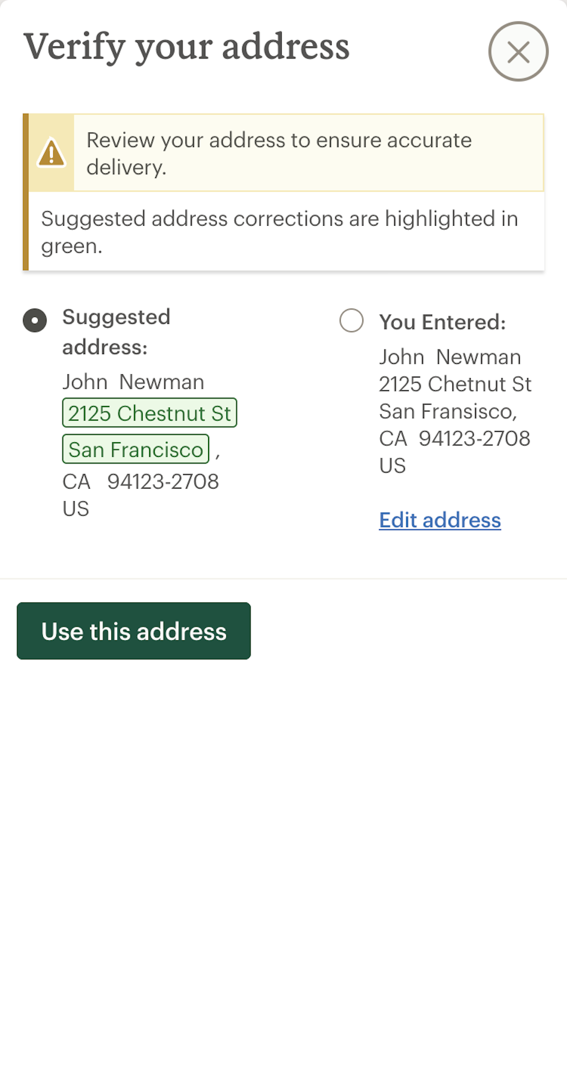 Mobile screenshot of REI