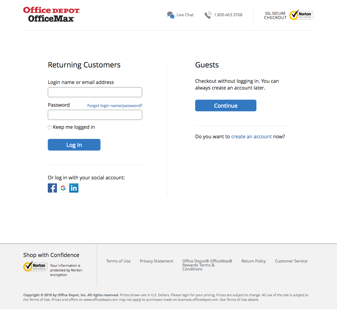 Office Depot’s Account Selection 473 of 682 Account Selection