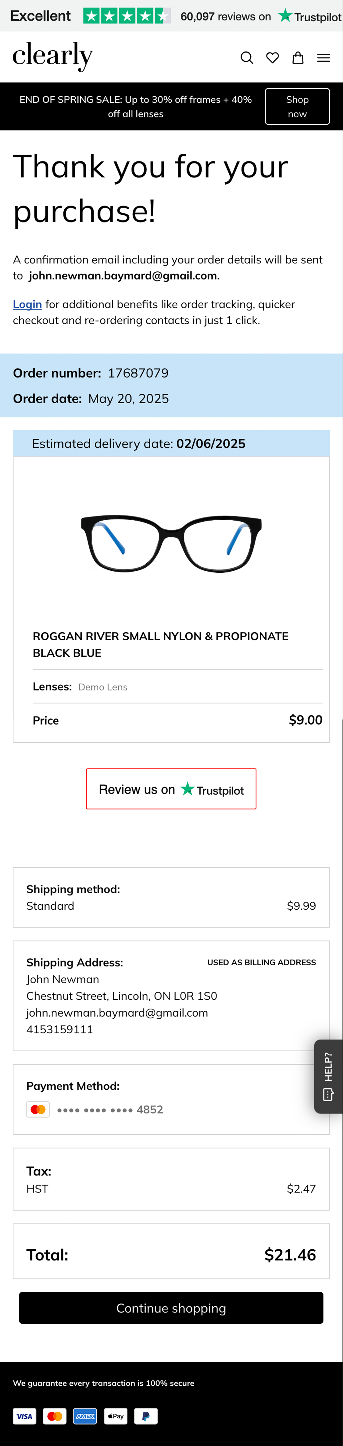 Mobile screenshot of Clearly