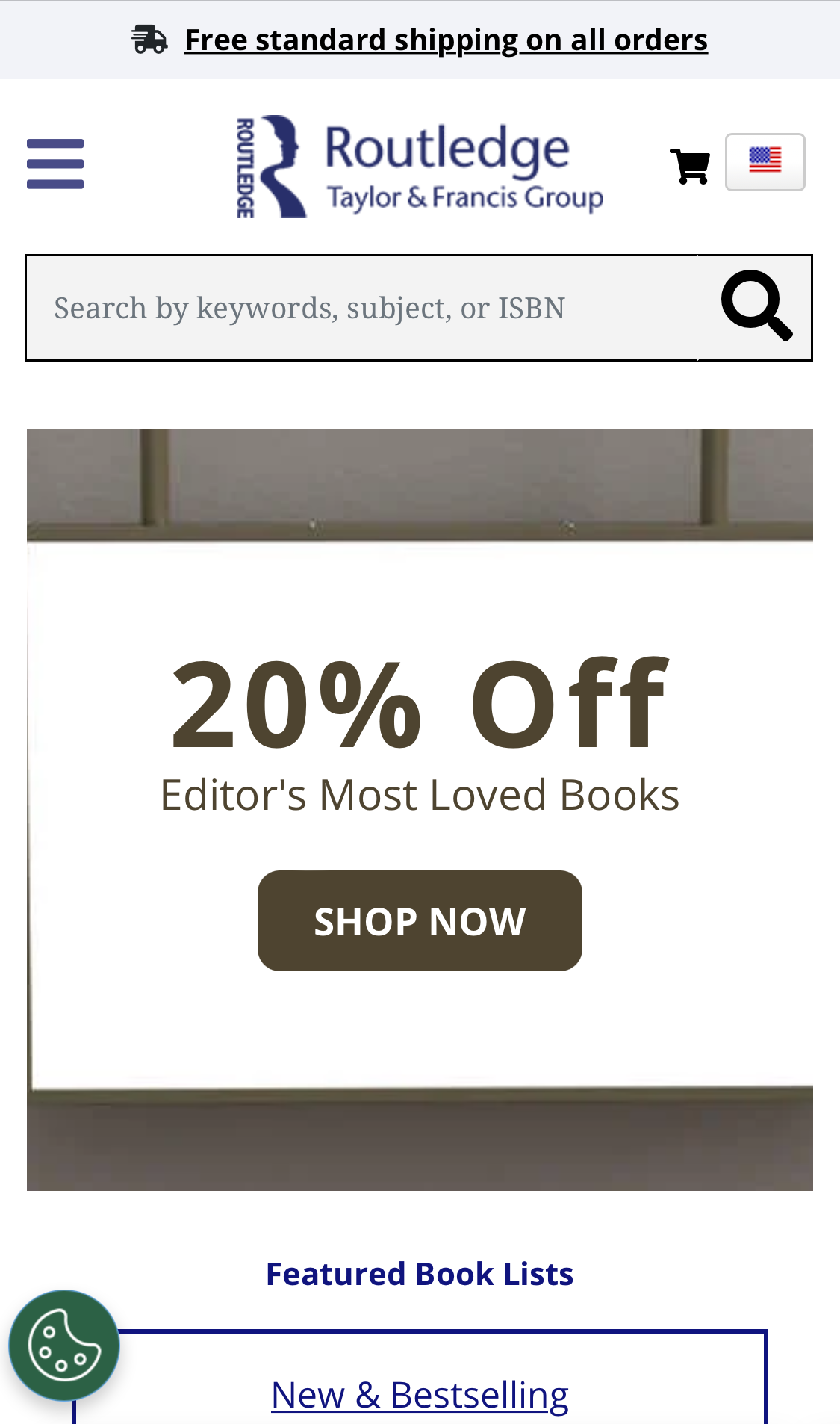 Mobile screenshot of Routledge