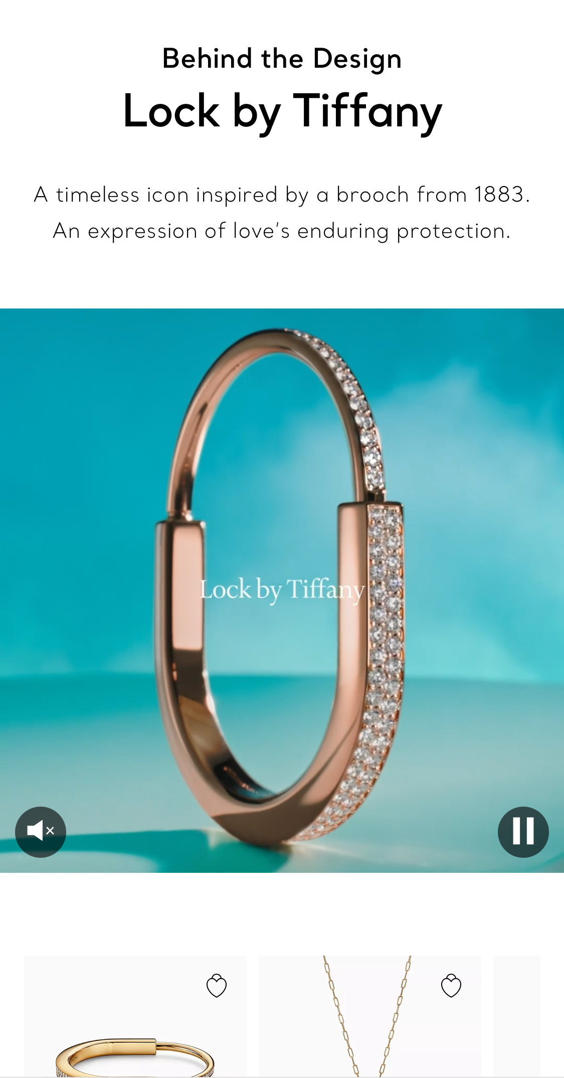 Mobile screenshot of Tiffany