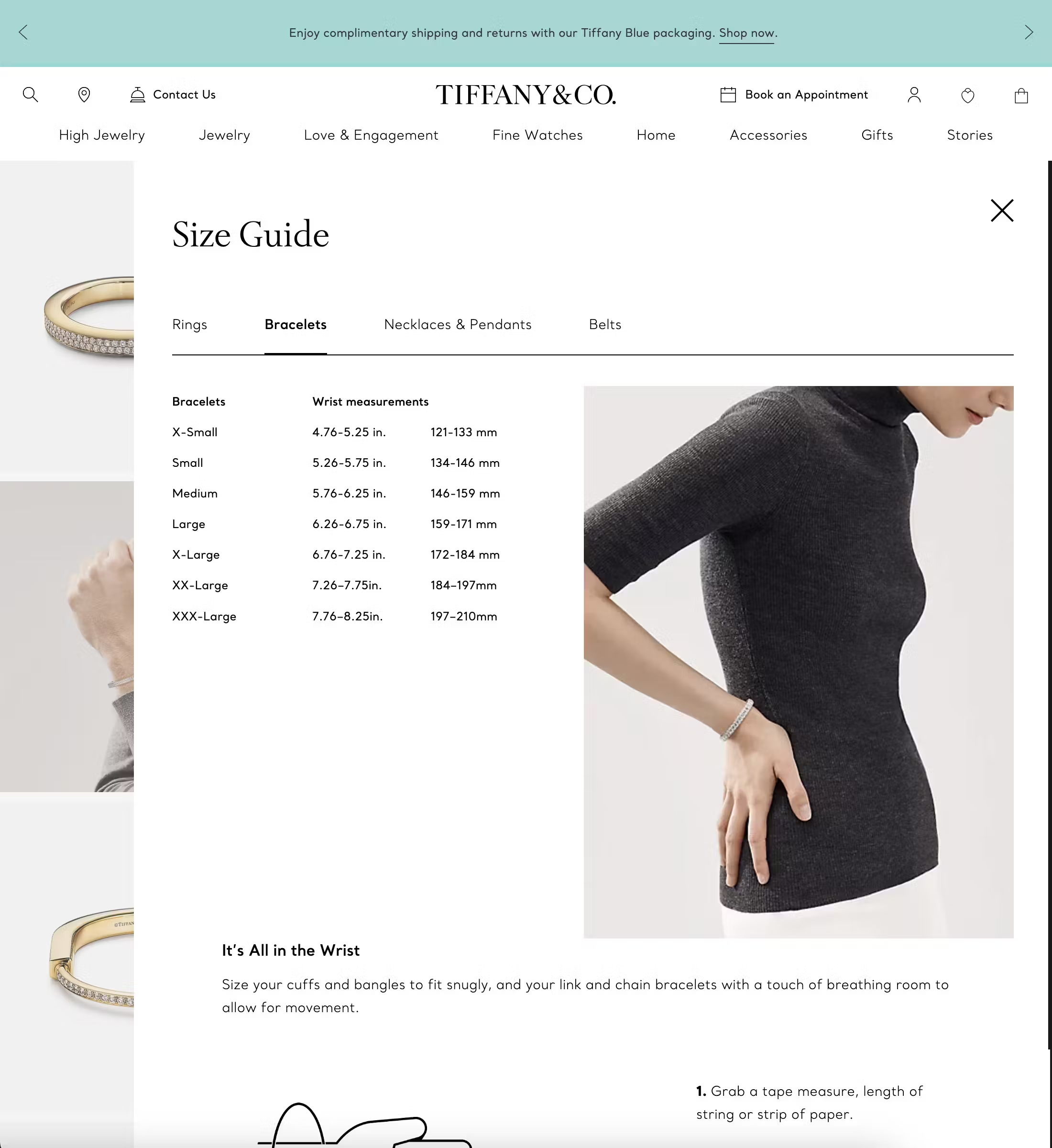 Desktop screenshot of Tiffany