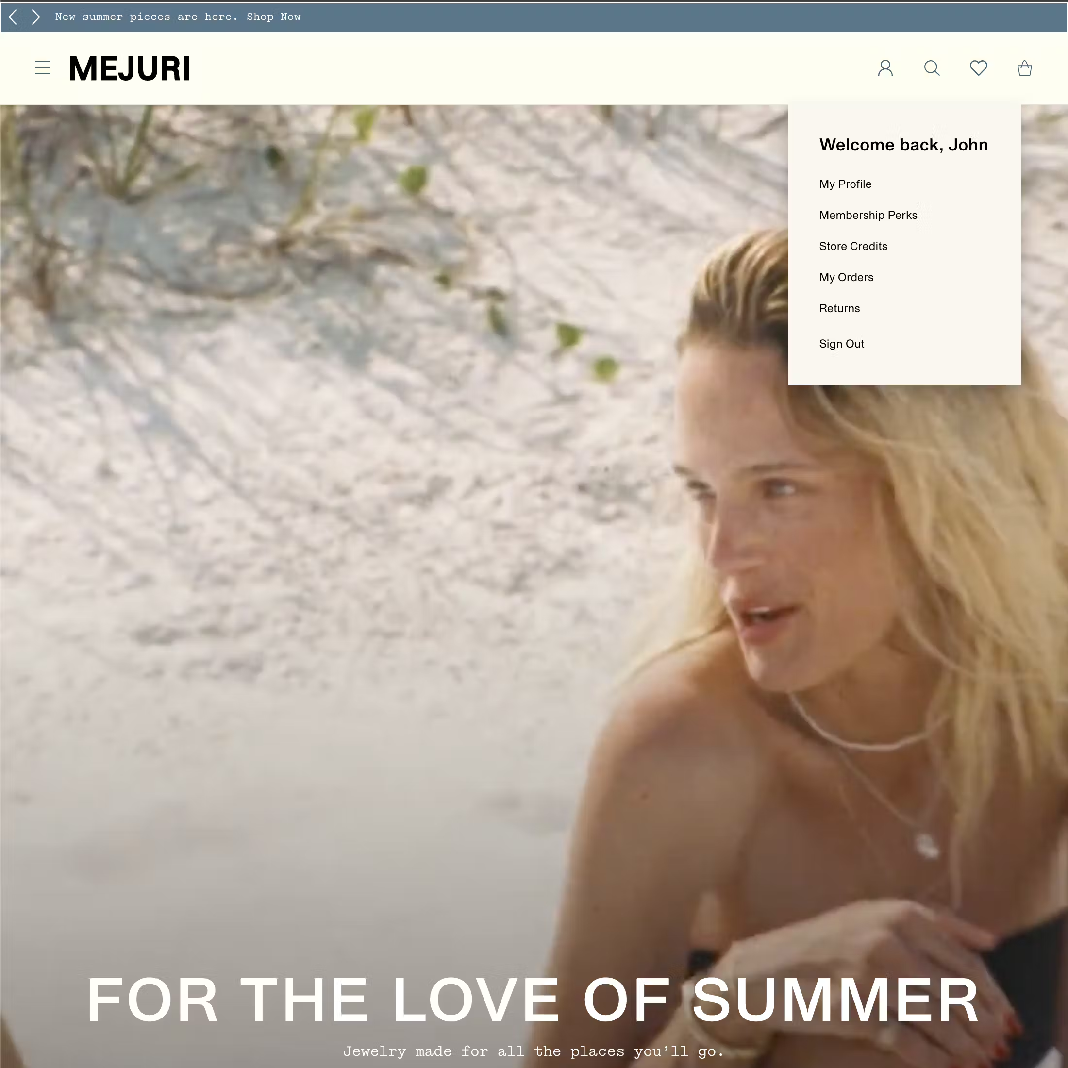 Desktop screenshot of Mejuri