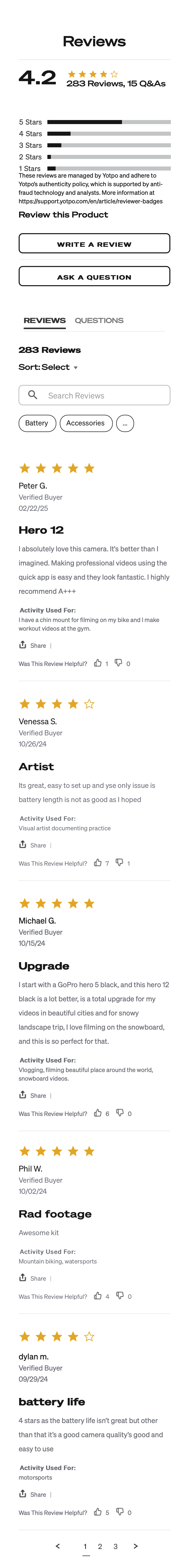 Mobile screenshot of GoPro