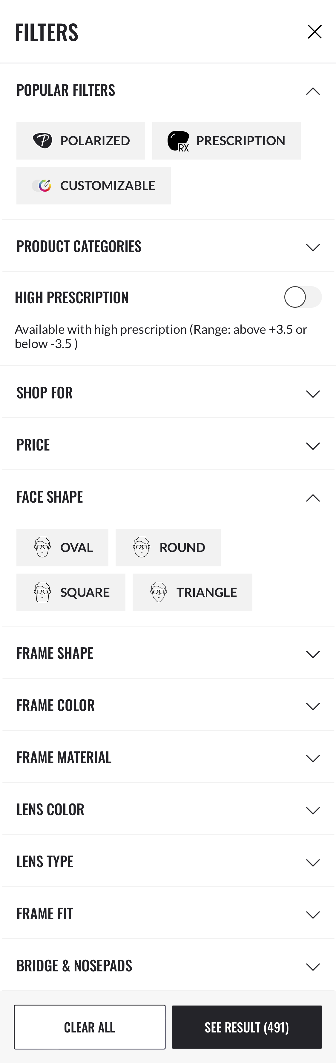 Mobile screenshot of Ray-Ban