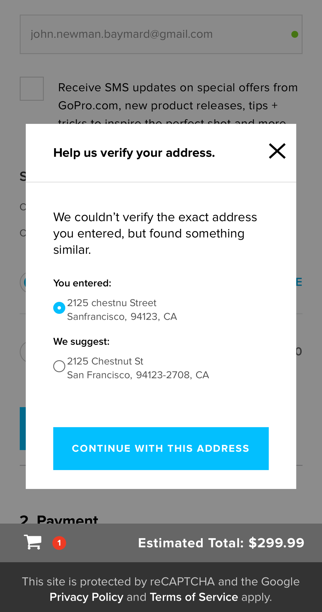 Mobile screenshot of GoPro