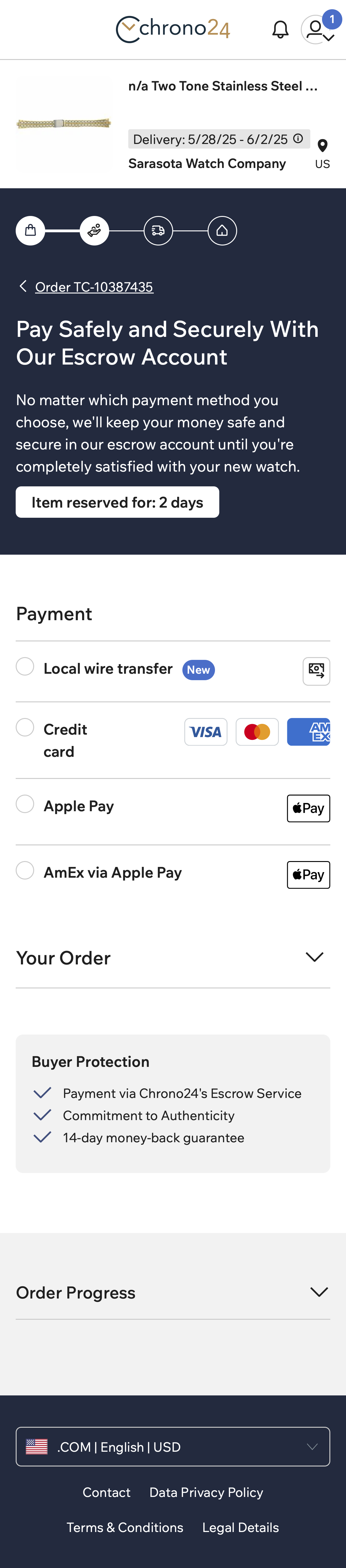 Mobile screenshot of Chrono24